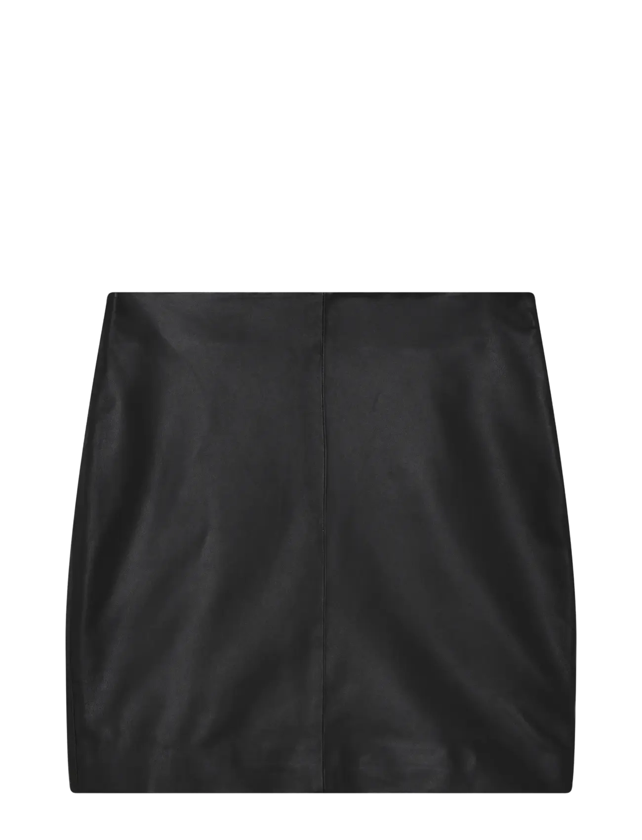 2NDDAY 2ND Ceciliana - Classic Leather - Lædernederdele - METEORITE (BLACK) / black
