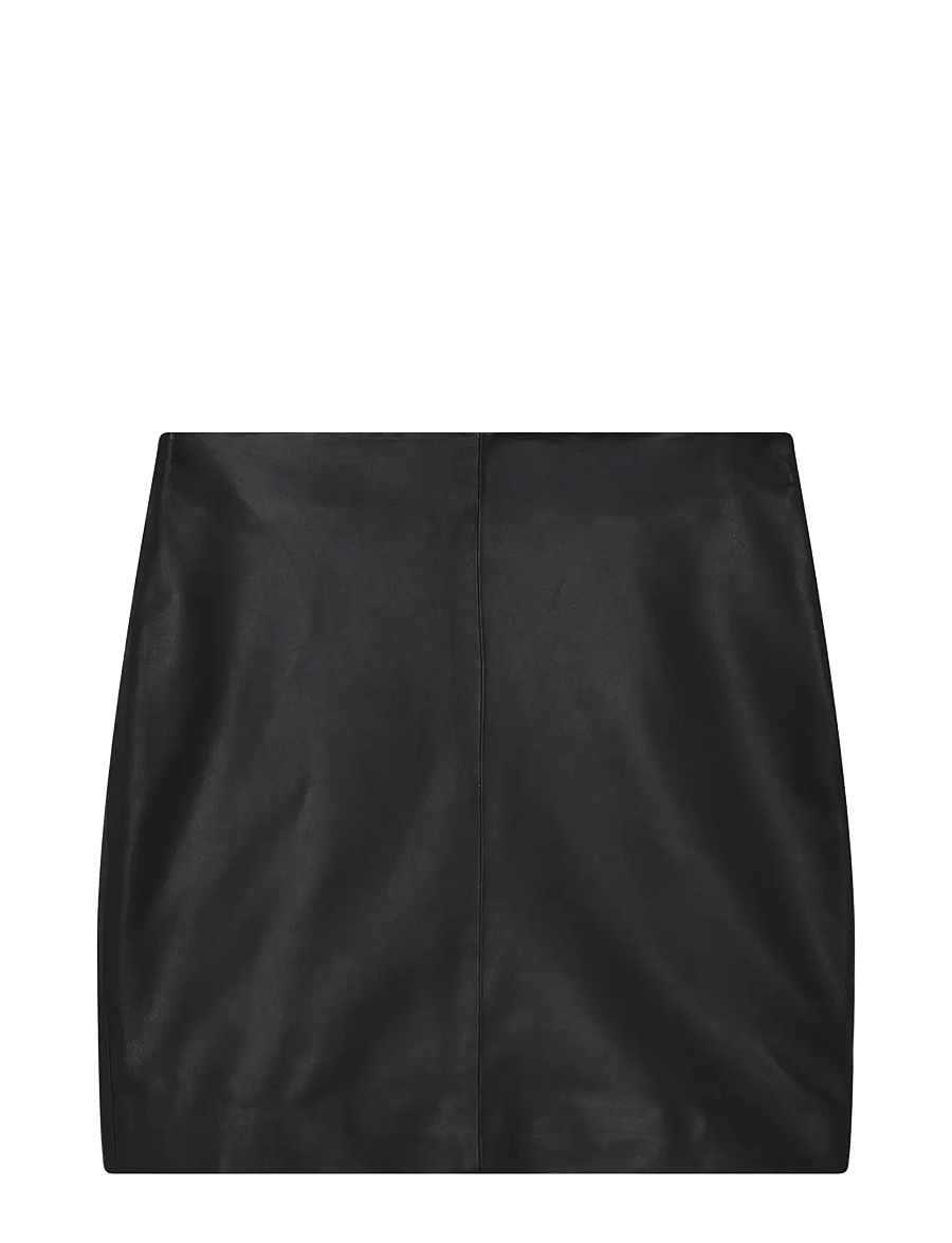 2NDDAY - 2ND Ceciliana - Classic Leather - lederröcke - meteorite (black) - 1