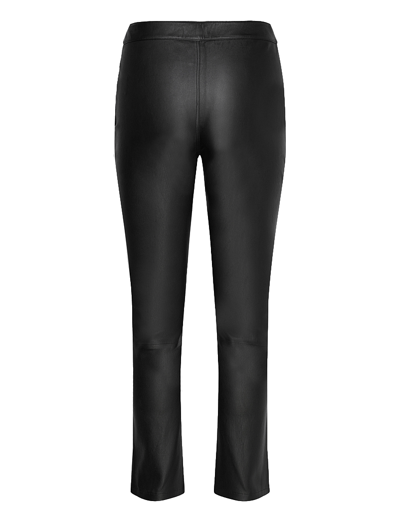 2NDDAY - 2ND Leya - Refined Stretch Leather - nahkpüksid - meteorite (black) - 1