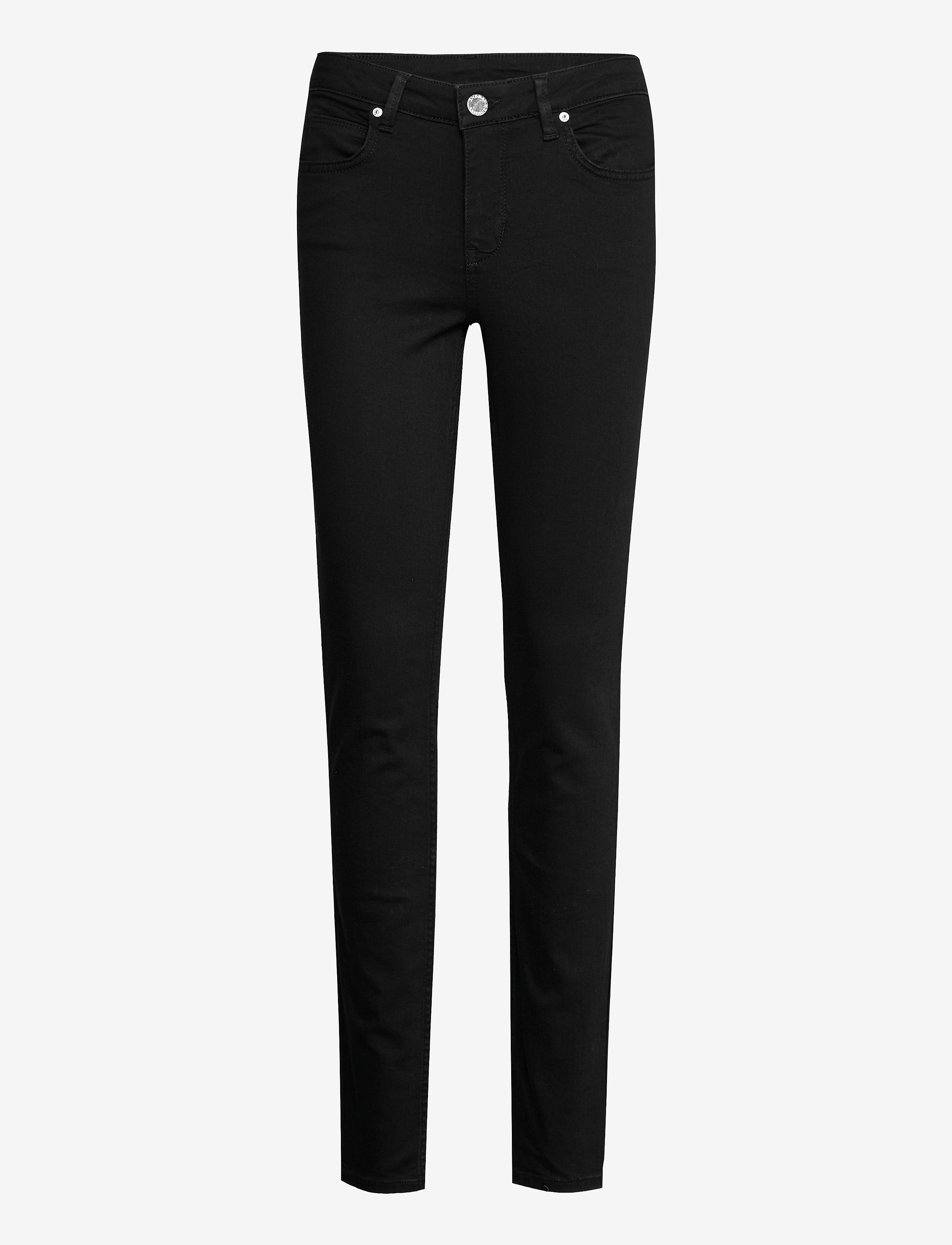 2NDDAY 2ND Sally Boss - Kitsad teksad - BLACK DENIM / black