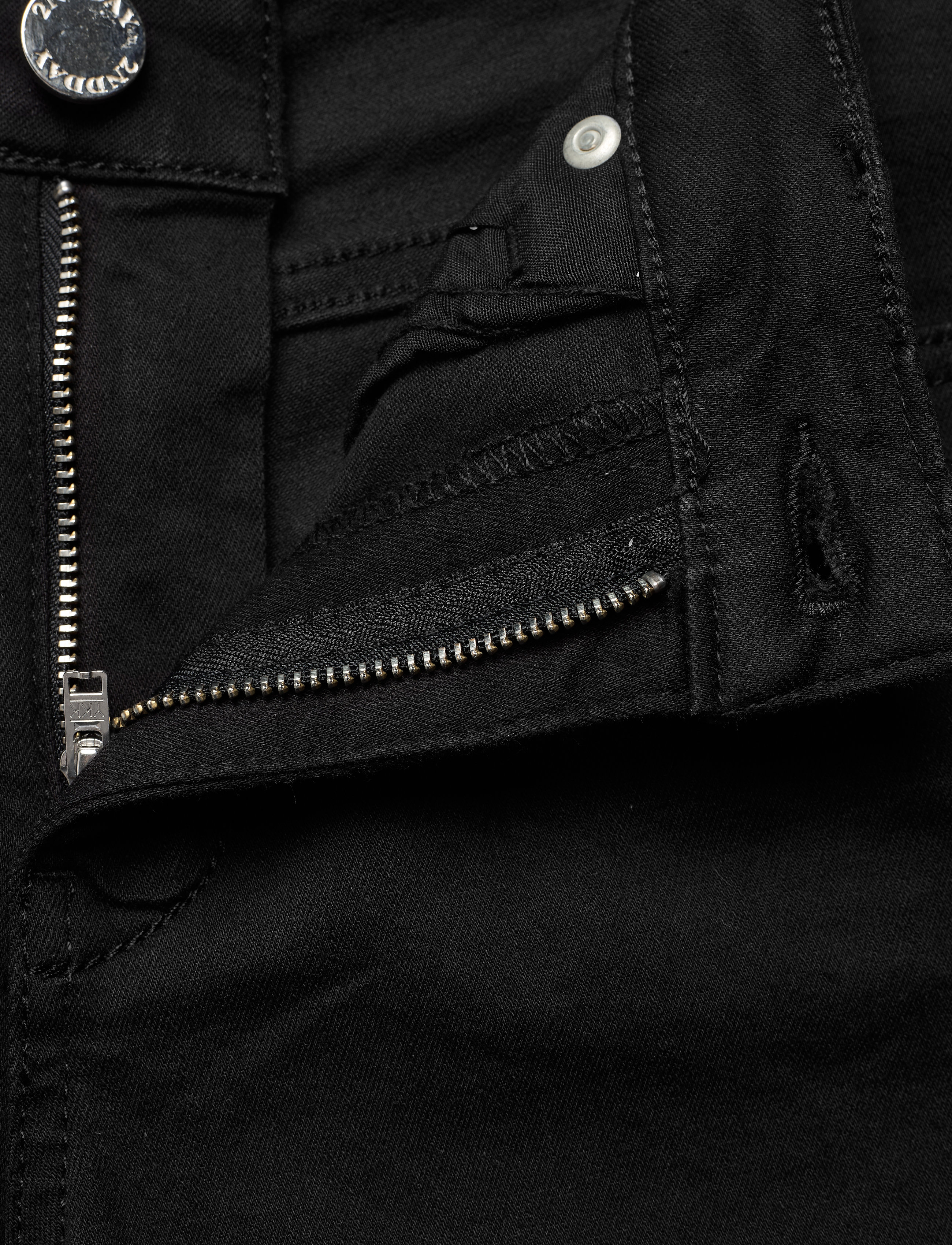 2NDDAY - 2ND Sally Boss - slim jeans - black denim - 3