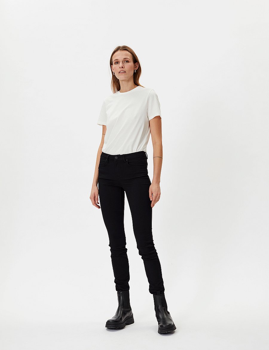 2NDDAY - 2ND Jenna Perfect Blacked - liibuvad teksad - black denim - 0