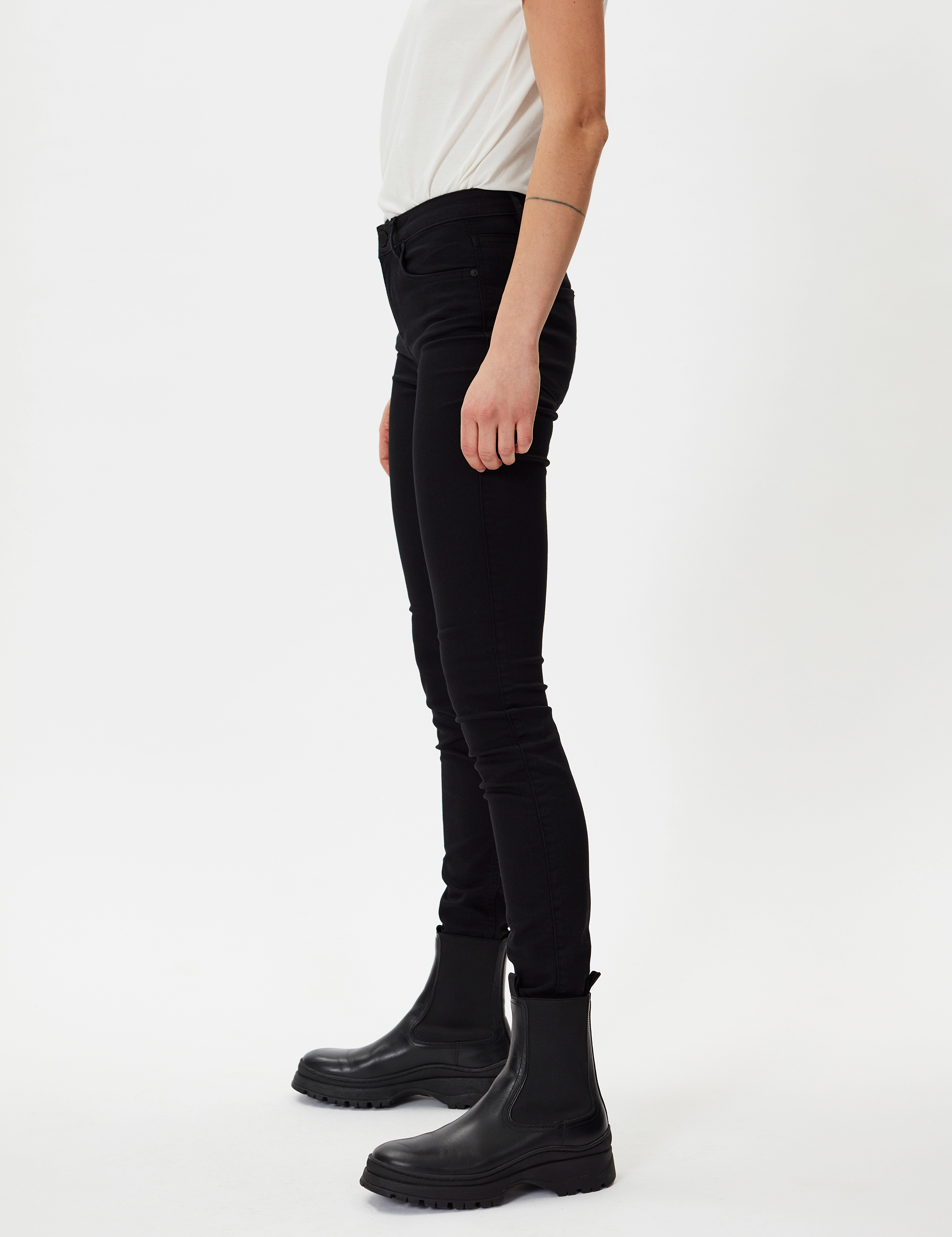 2NDDAY - 2ND Jenna Perfect Blacked - skinny jeans - black denim - 3