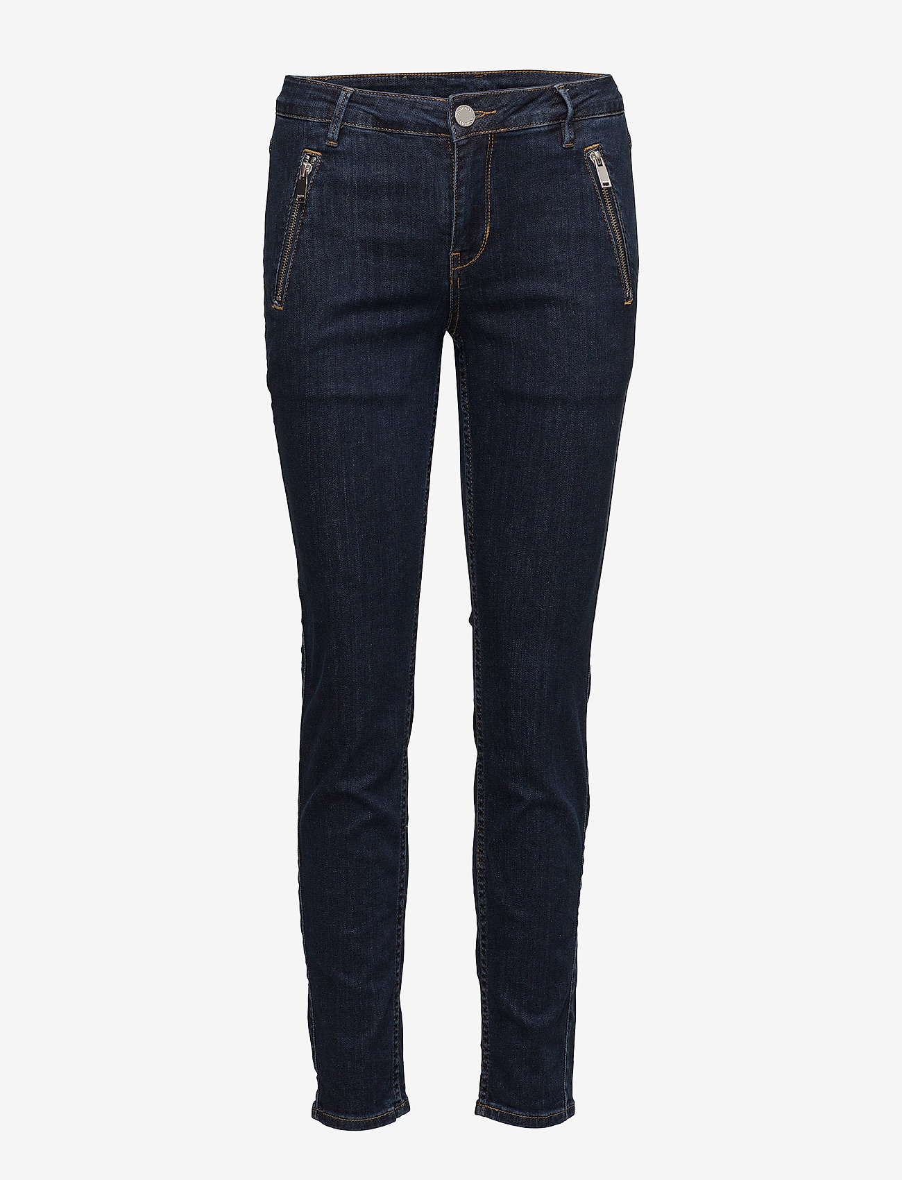 2NDDAY - 2ND Sally Cropped Zip - indigo heavy enzyme - 0