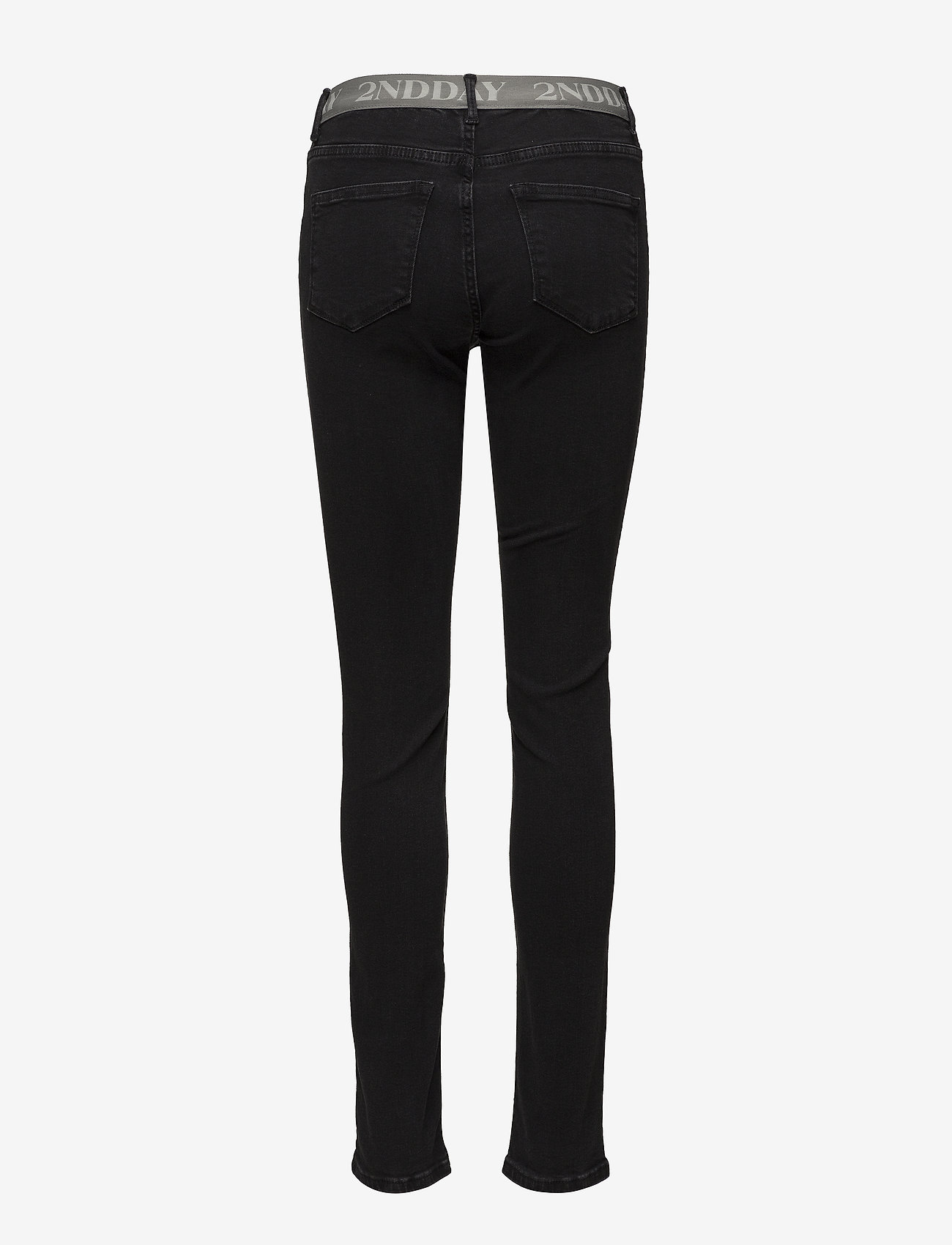 2NDDAY - 2ND Jolie Coal Logo - dark stone wash - 1