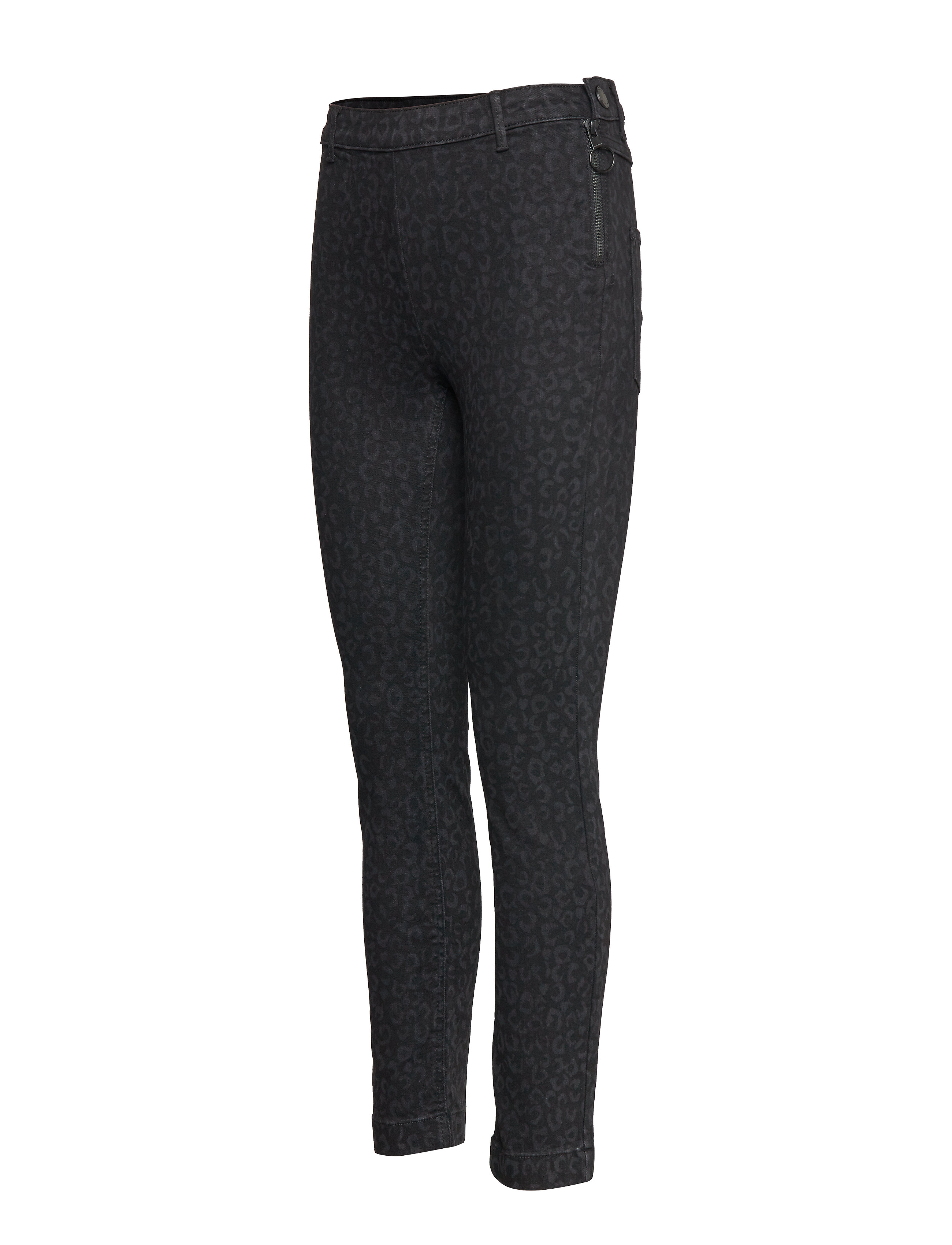 2NDDAY - 2ND Jeanett Leopard - black denim - 2
