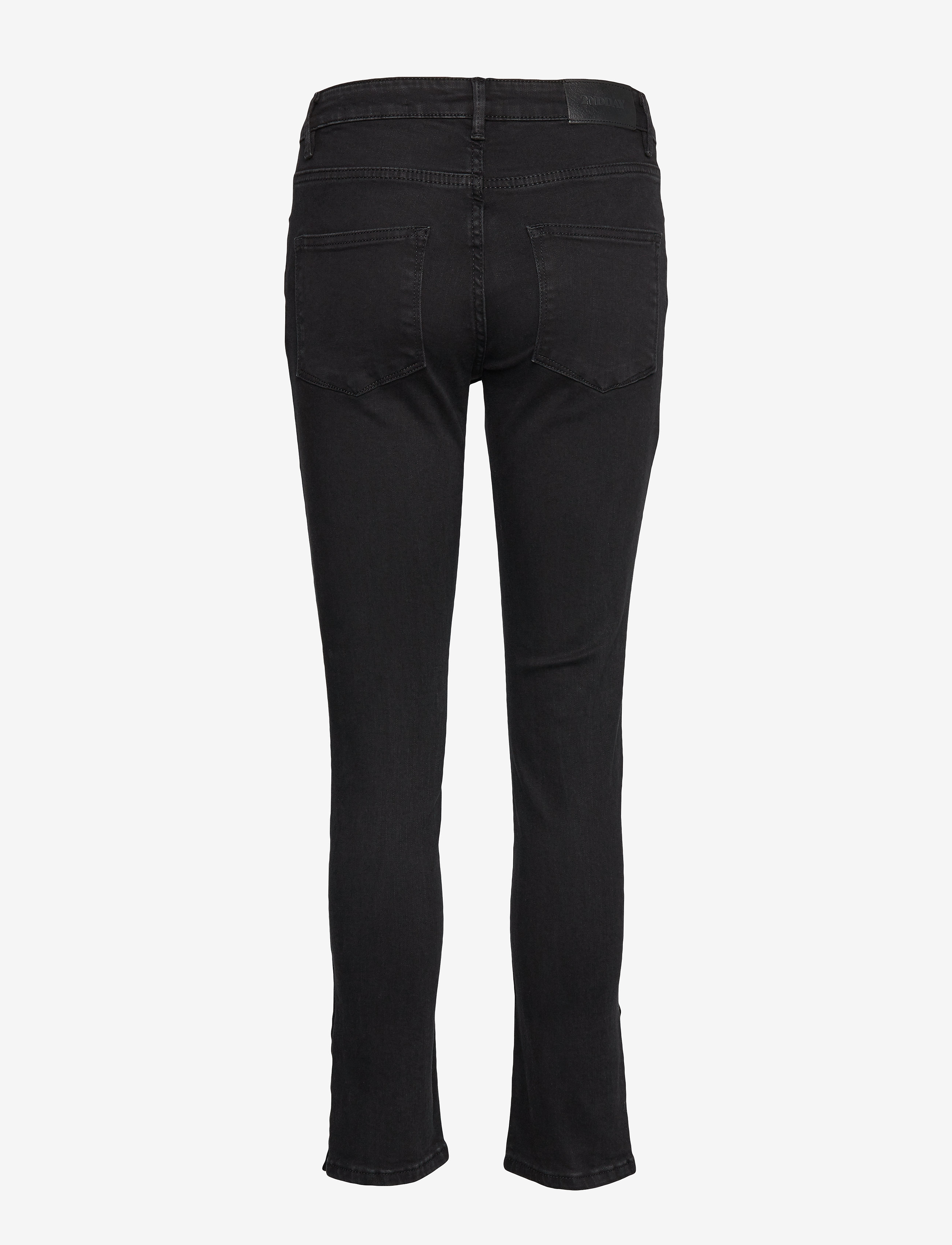 2NDDAY - 2ND Sally Cropped Onyx - skinny jeans - black denim - 1