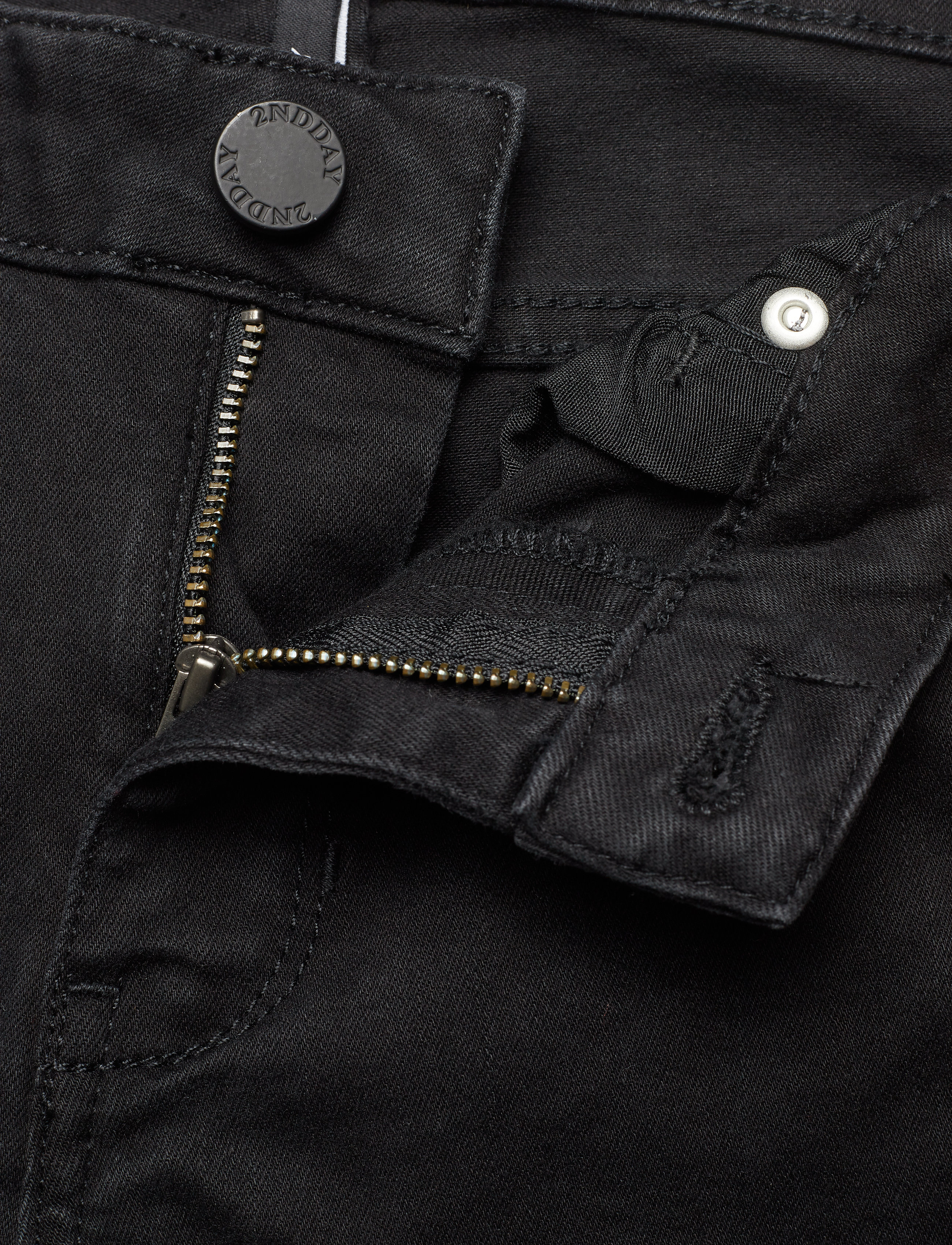 2NDDAY - 2ND Sally Cropped Onyx - skinny jeans - black denim - 2