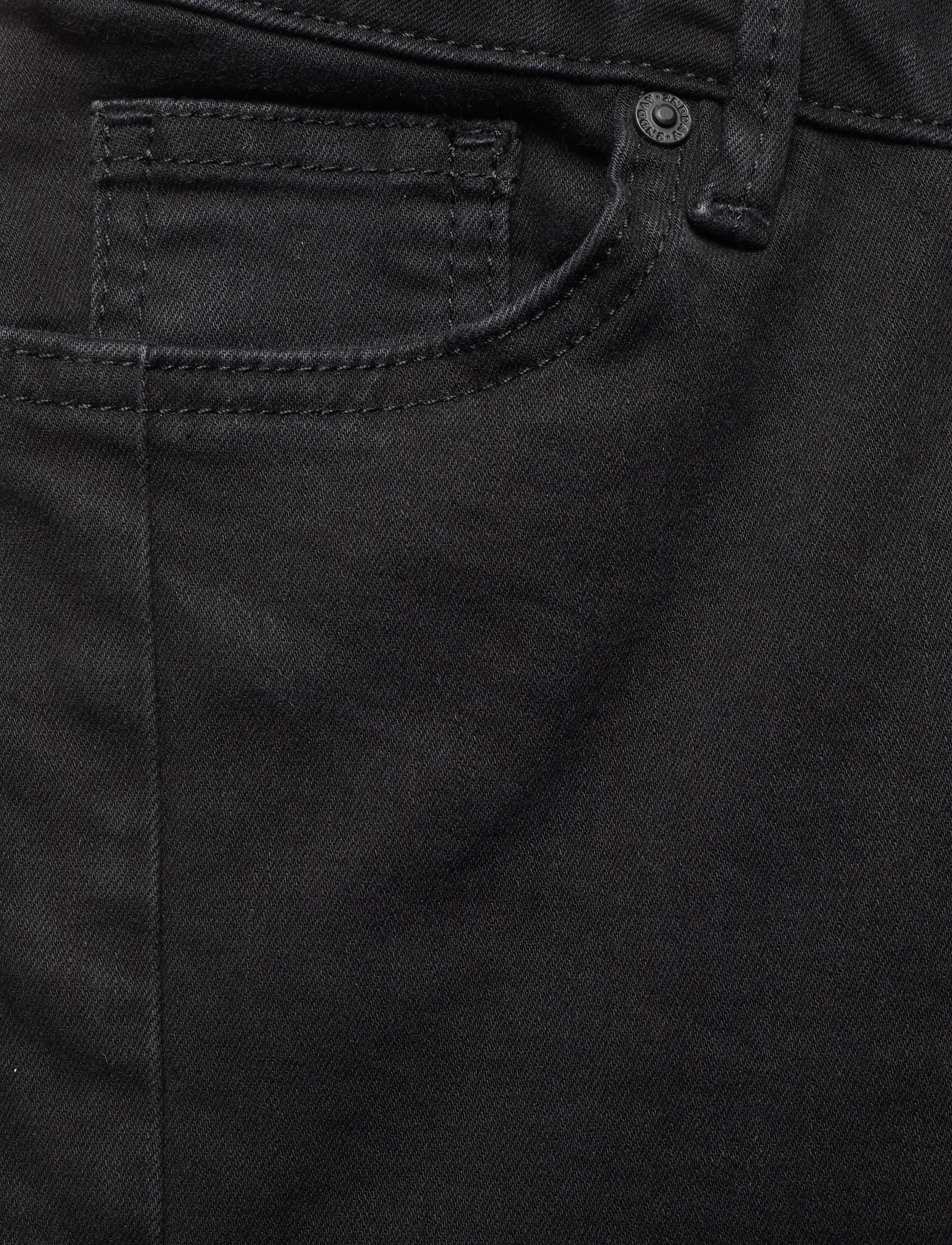 2NDDAY - 2ND Sally Cropped Onyx - skinny jeans - black denim - 3