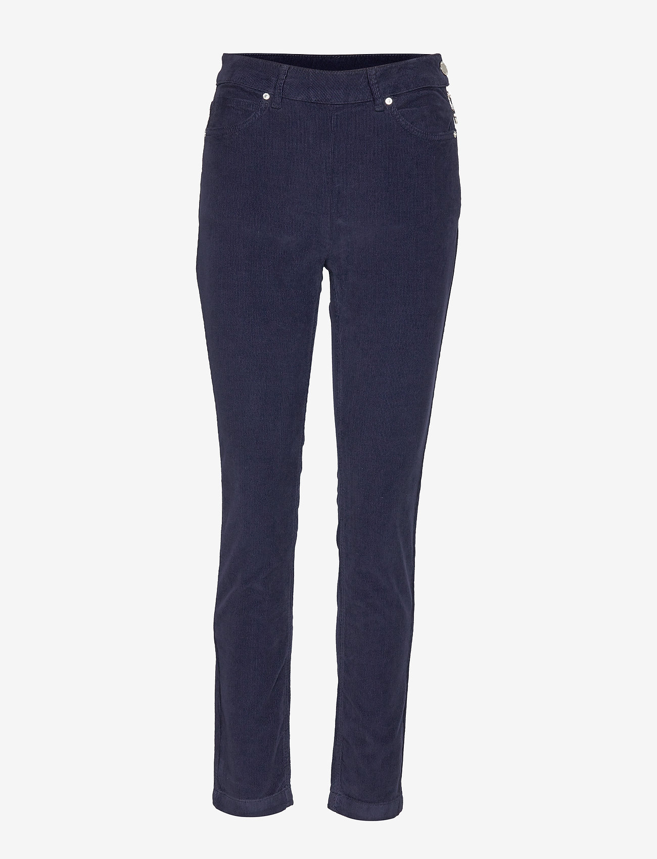 2NDDAY - 2ND Jeanett Cord - bukser med lige ben - navy blazer - 0