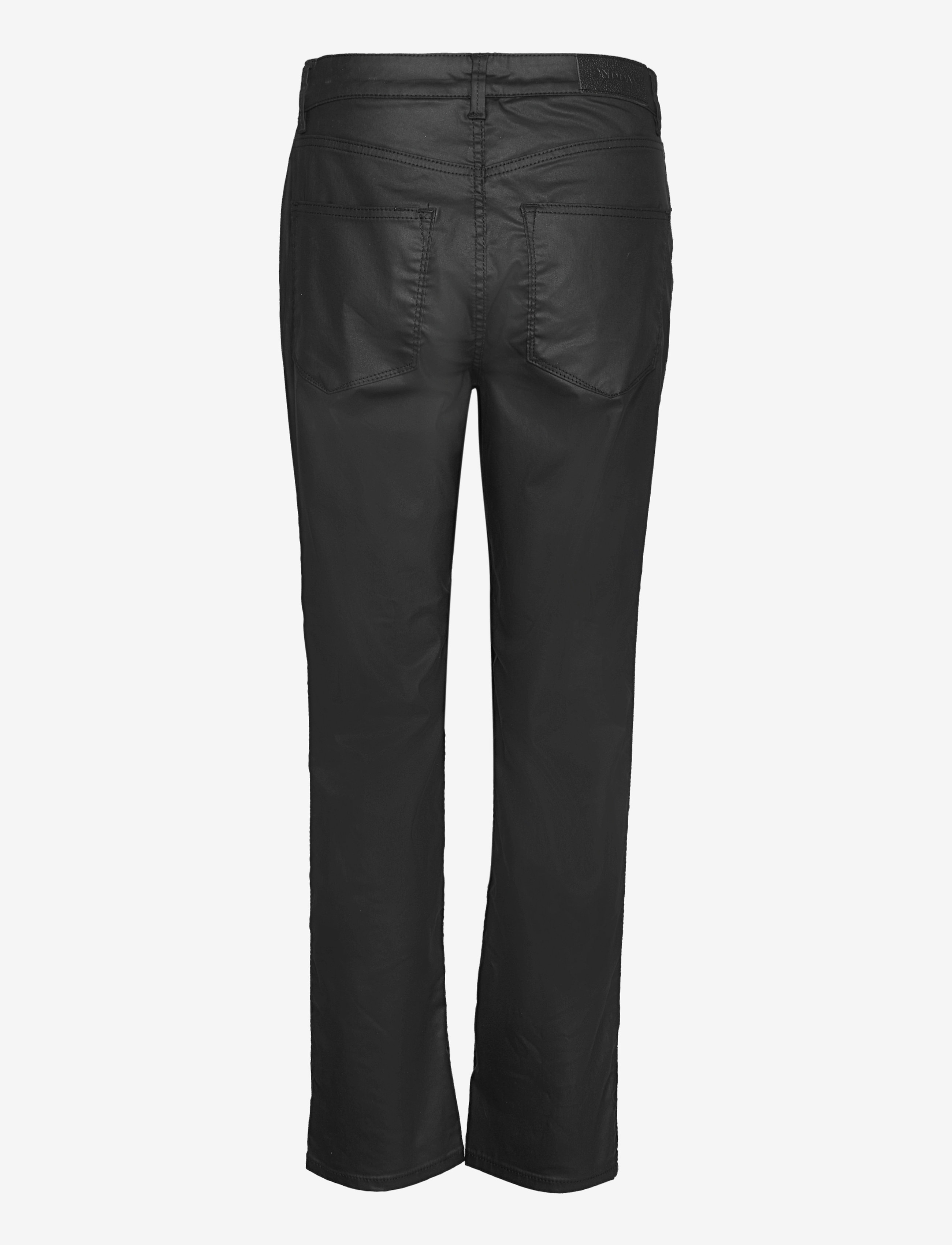 2NDDAY - 2ND Riggis Comfort Coated - læderbukser - black denim - 1