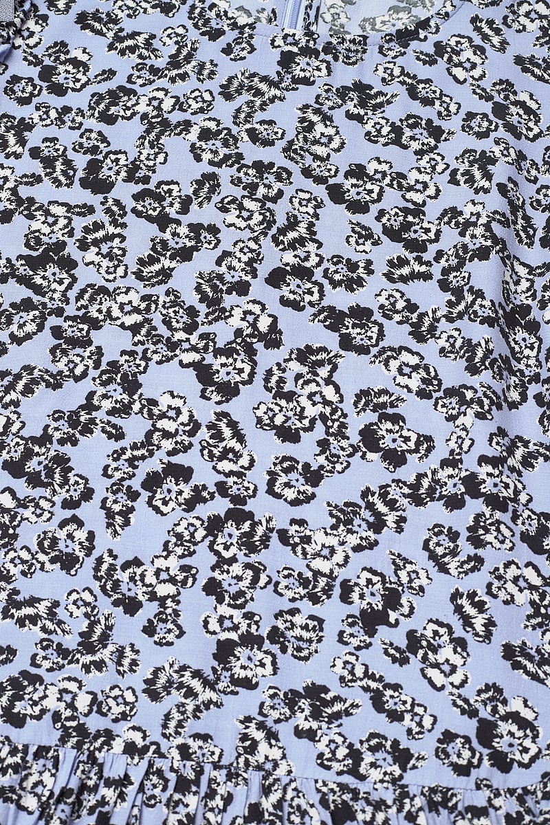 2NDDAY - 2ND Persimmon TT - Viscose Crepe - kurze kleider - blossom blue - 2