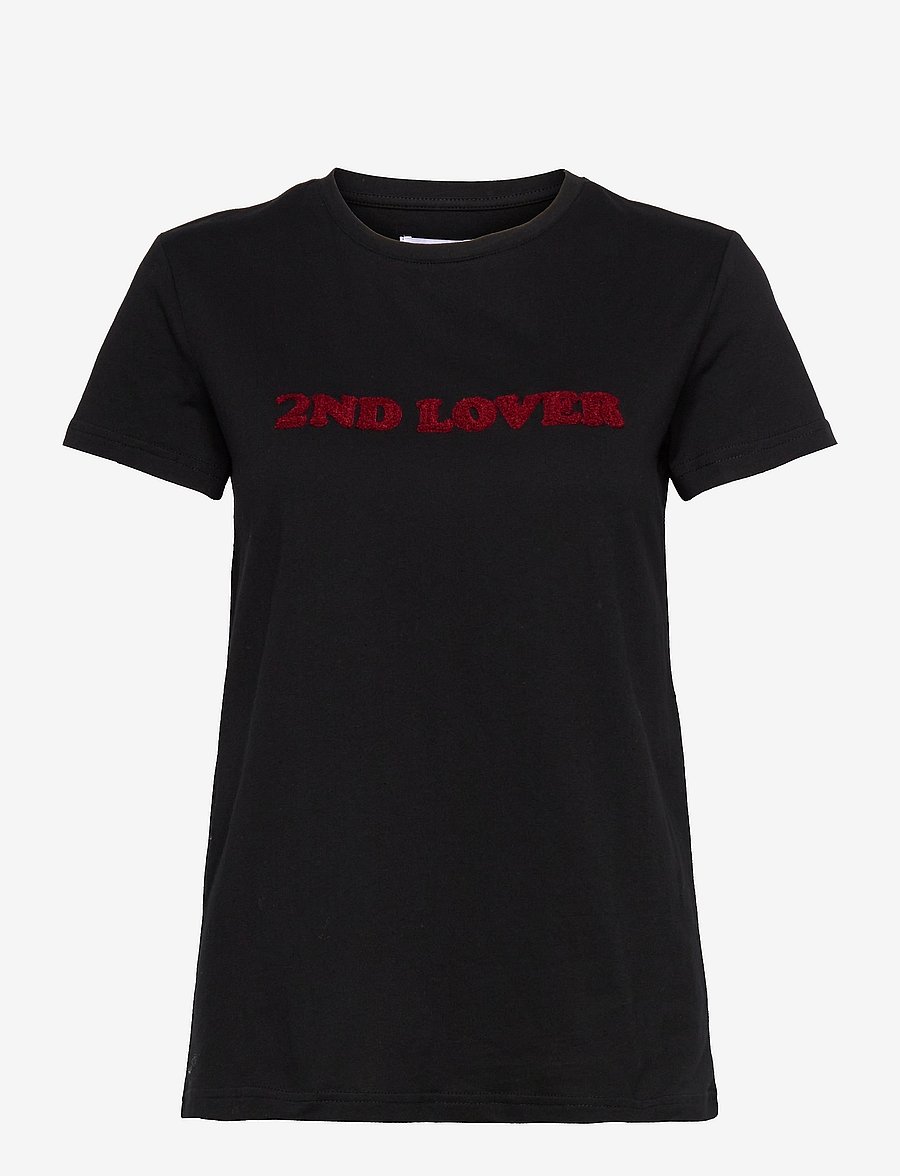 2NDDAY - 2ND Lover - t-skjorter - black /red print - 0