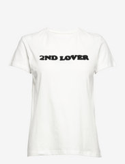 2NDDAY - 2ND Lover - t-shirts - white /black print - 0