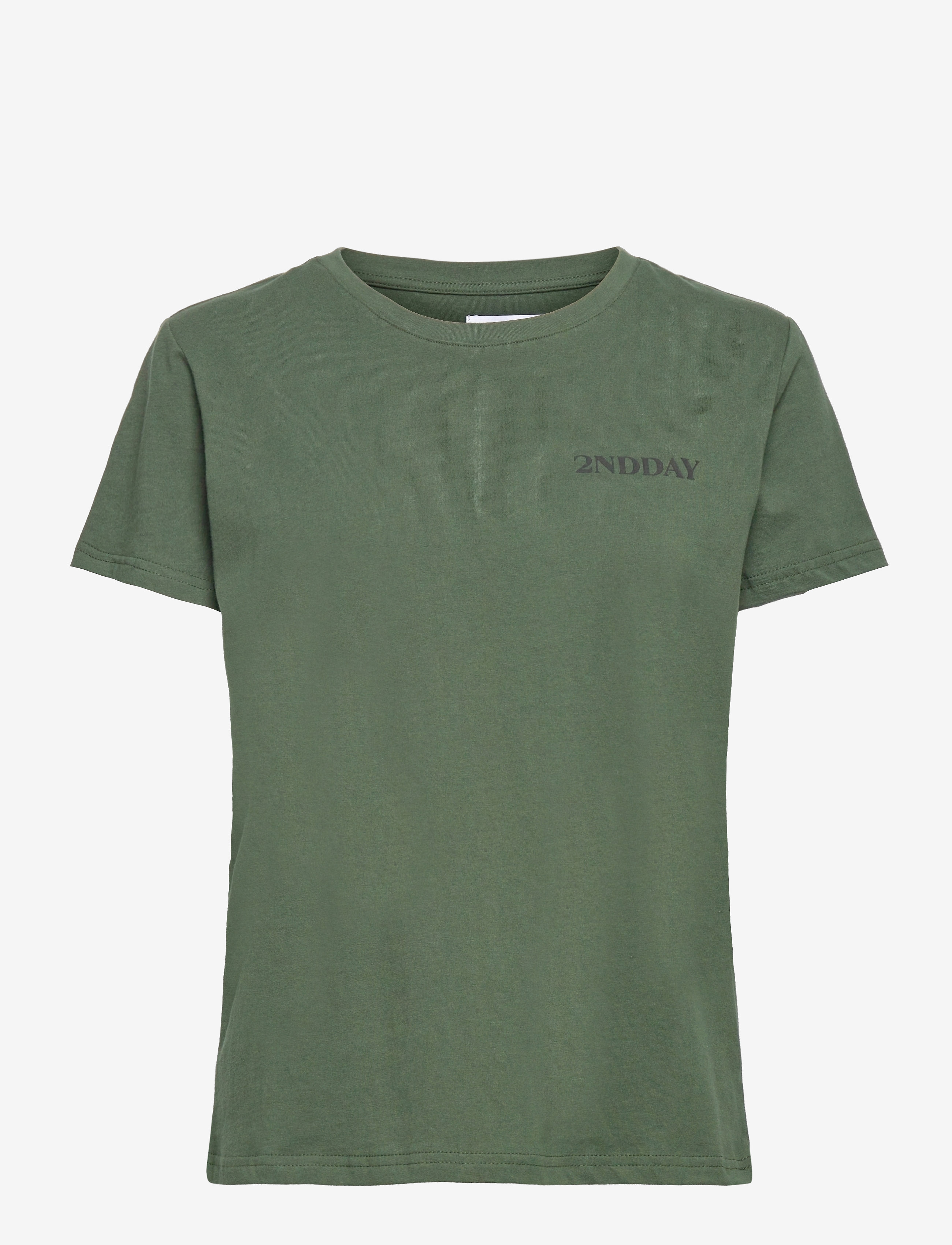2NDDAY 2ND Pure Logo - T-shirts - GATE / green