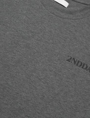 2NDDAY - 2ND Pure Logo - t-shirts - medium grey mel. - 2