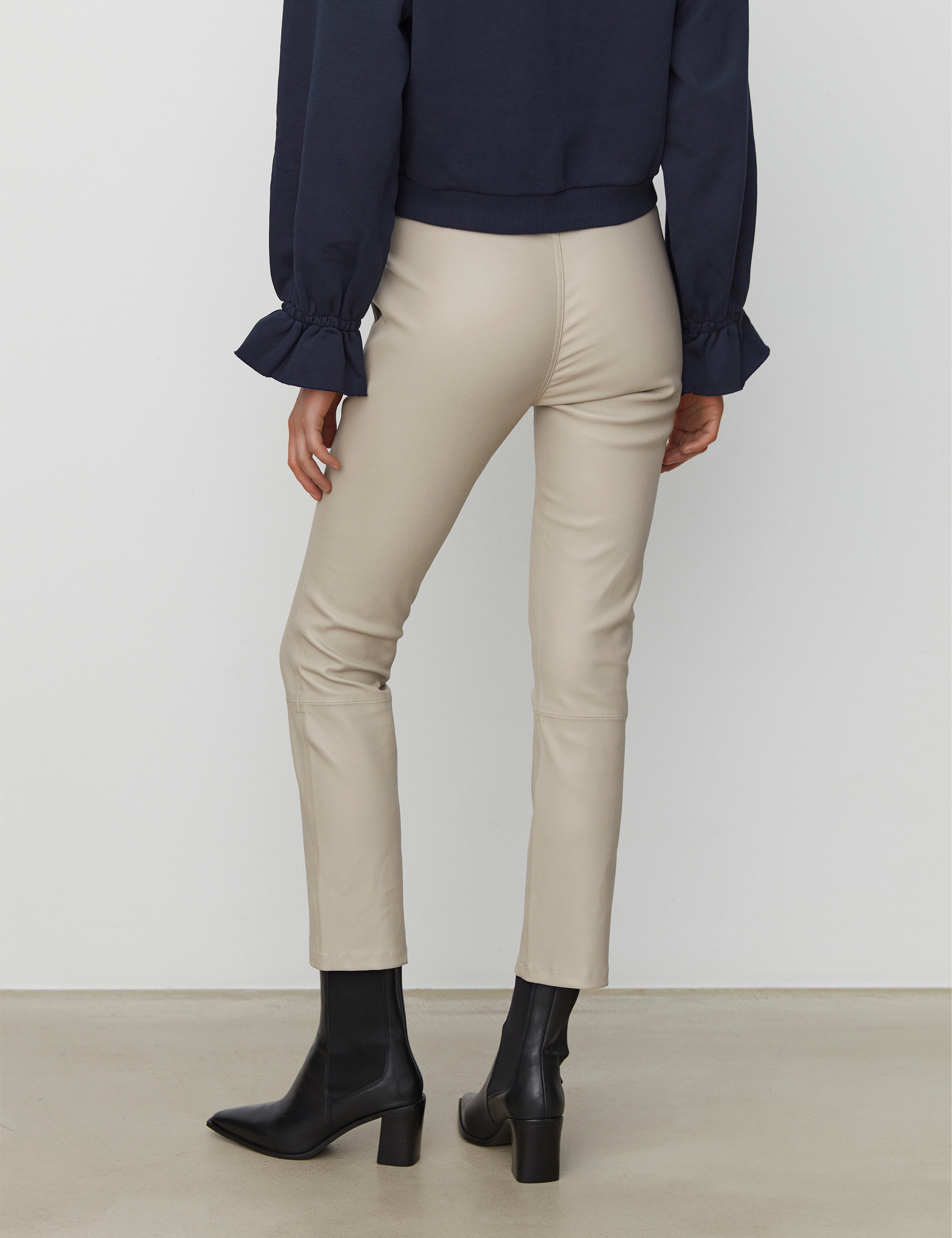 2NDDAY - 2ND Leya - Stretch Leather - feather grey - 4