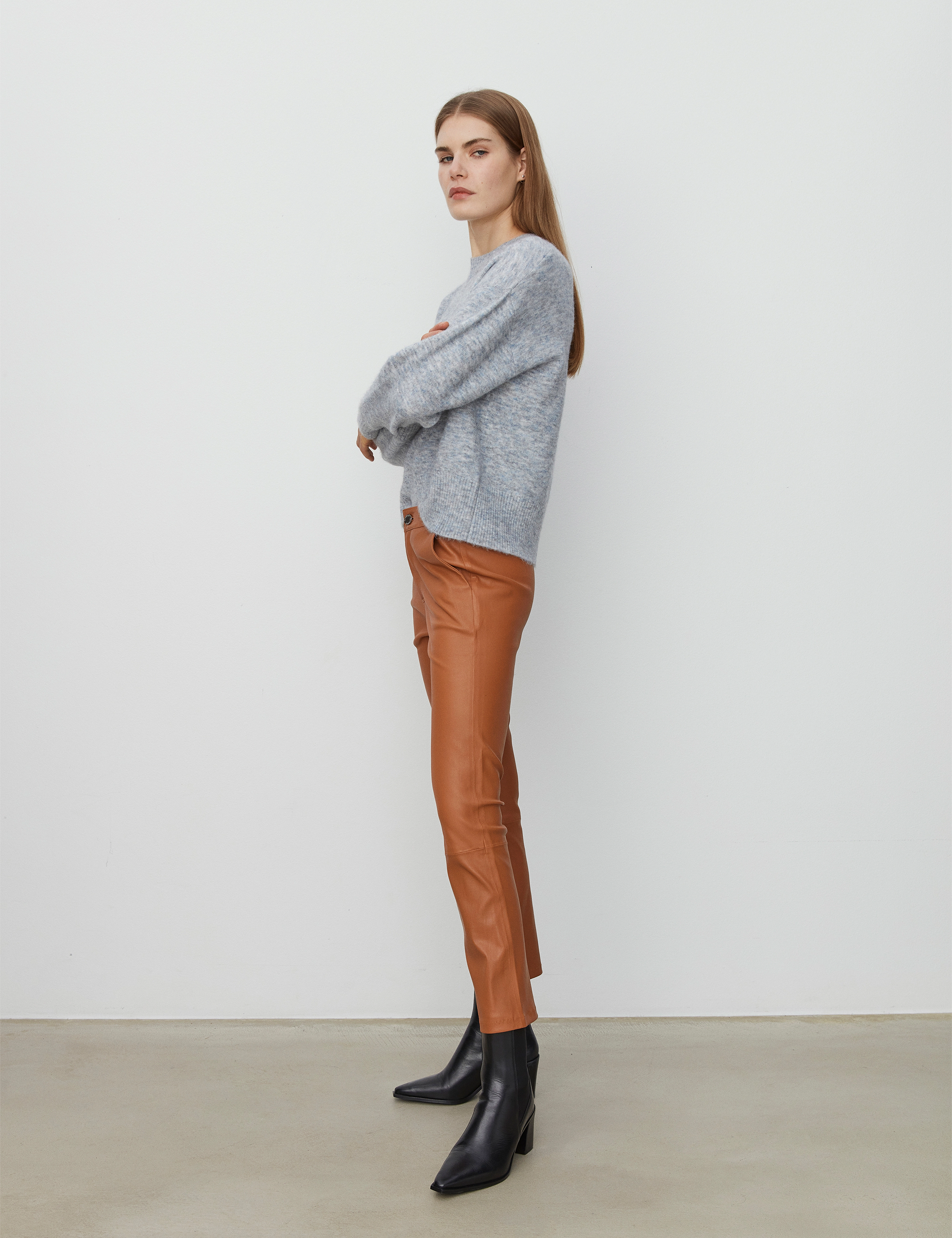 2NDDAY - 2ND Leya - Stretch Leather - sugar almond - 3