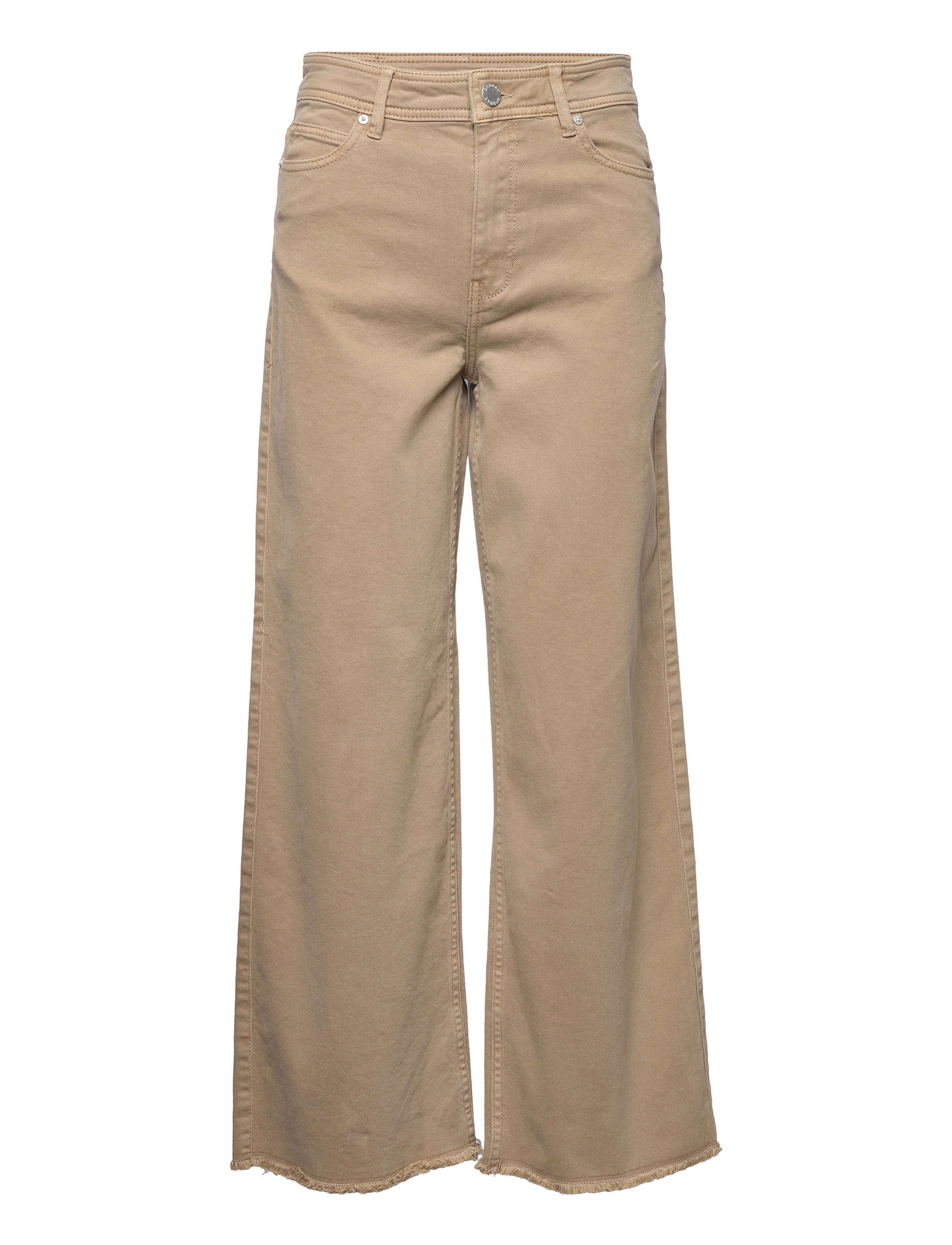 2ND Freddy TT - Bleached Colour Den - DENIM TAN