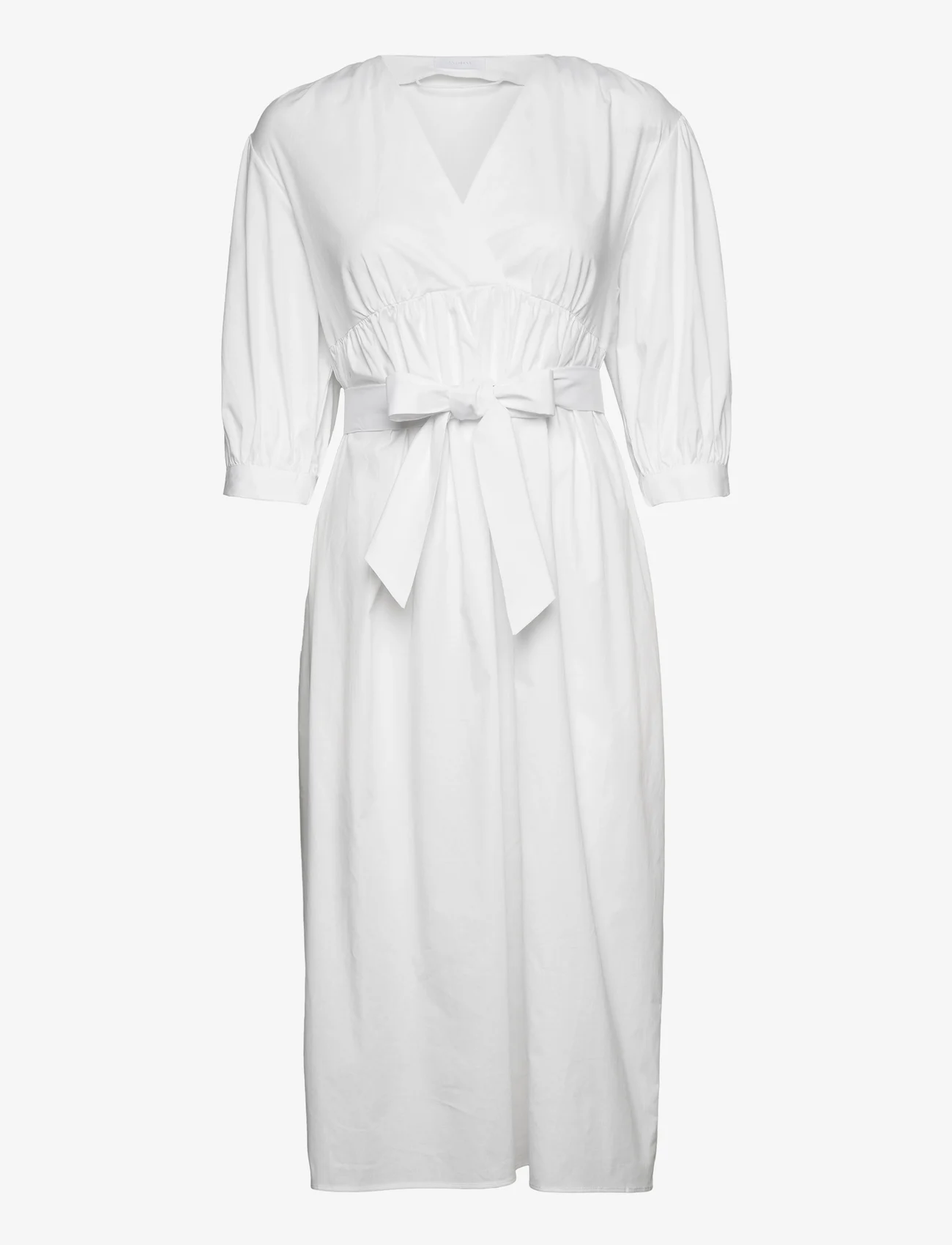 2NDDAY - 2ND Freda - Soft Cotton Solid - wrap dresses - bright white - 0