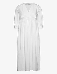 2NDDAY - 2ND Freda - Soft Cotton Solid - sukienki kopertowe - bright white - 2