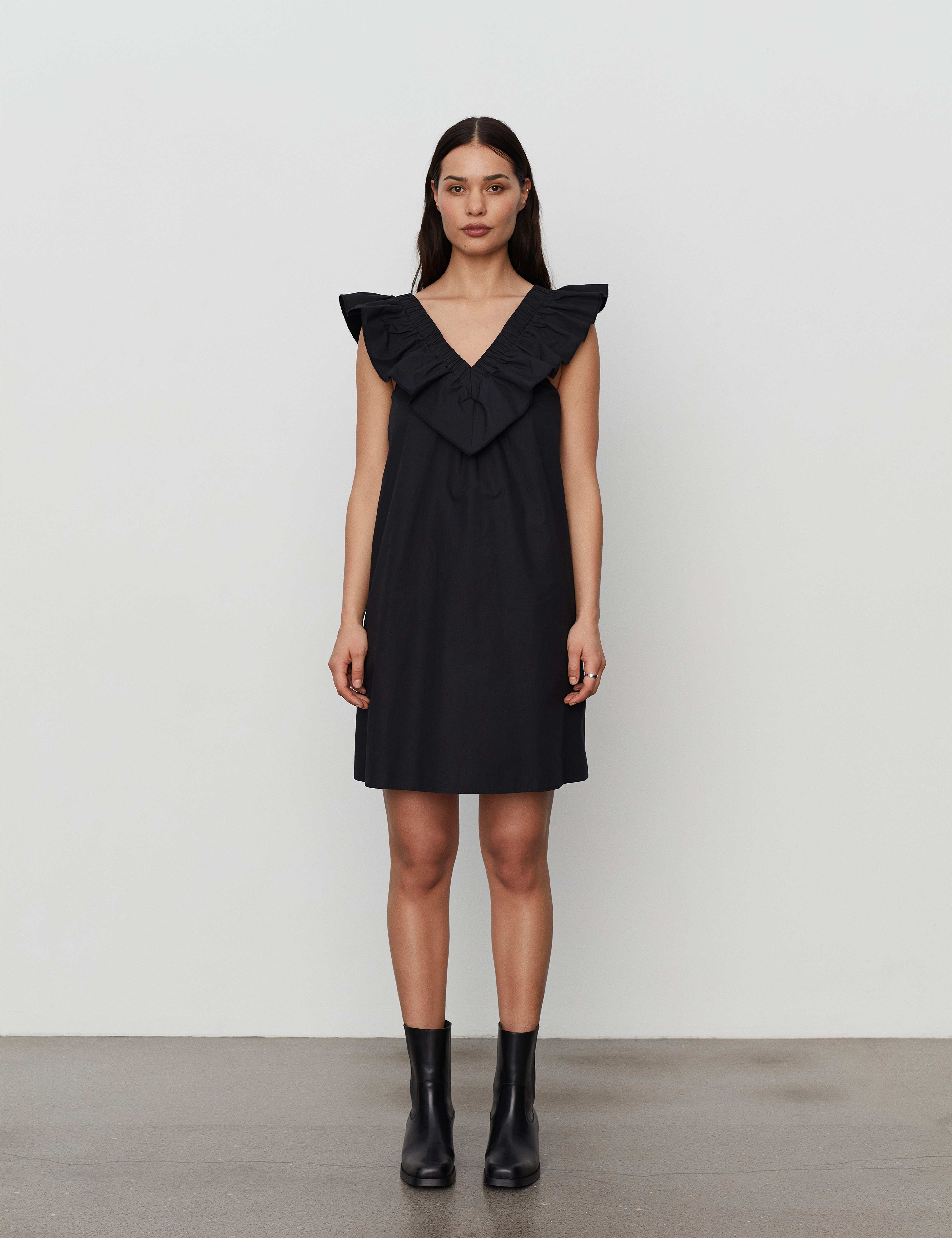 2NDDAY - 2ND Leoma TT - Crispy poplin - deep black - 2