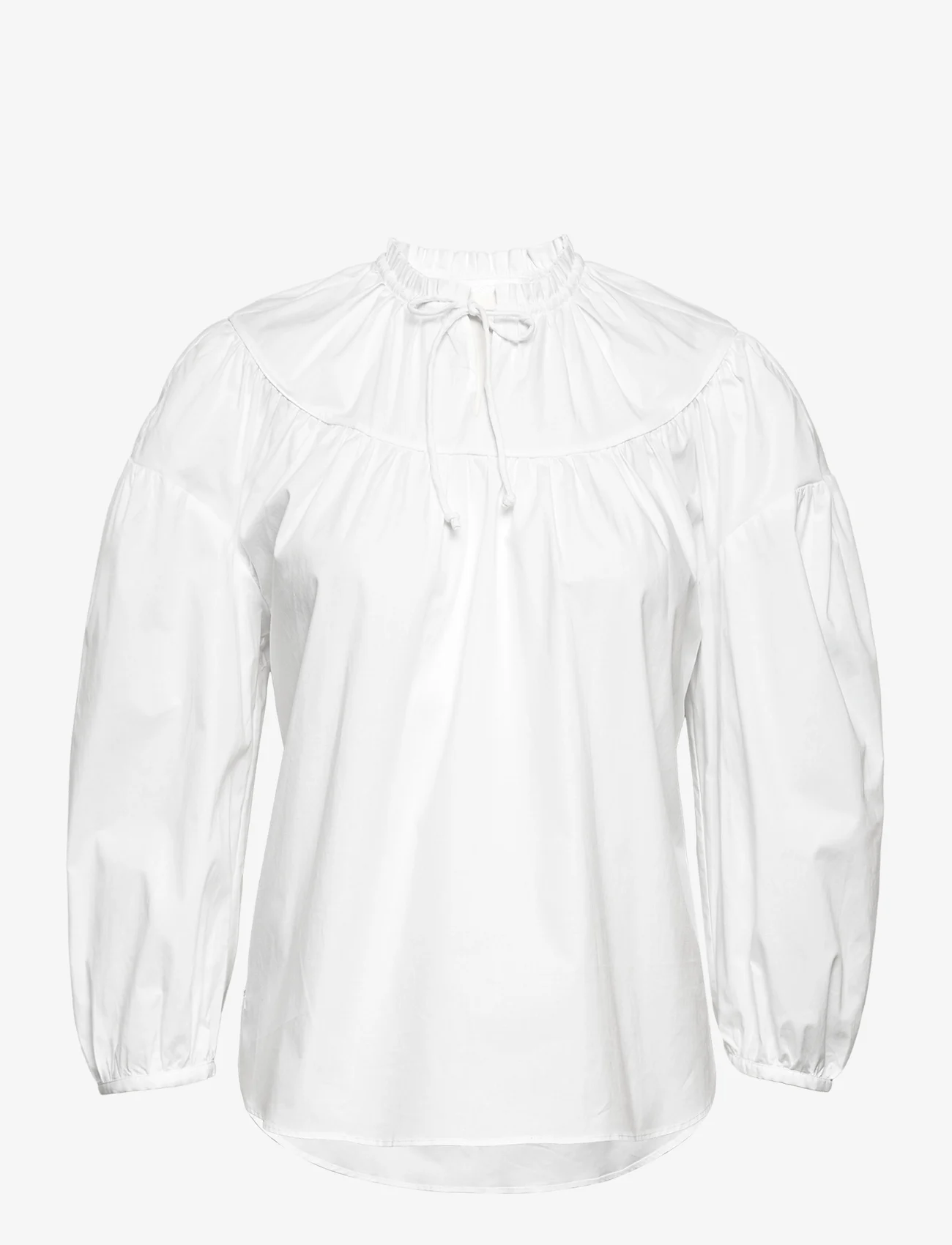 2NDDAY - 2ND Dorothy - Soft Cotton Solid - bluzki z długimi rękawami - bright white - 0