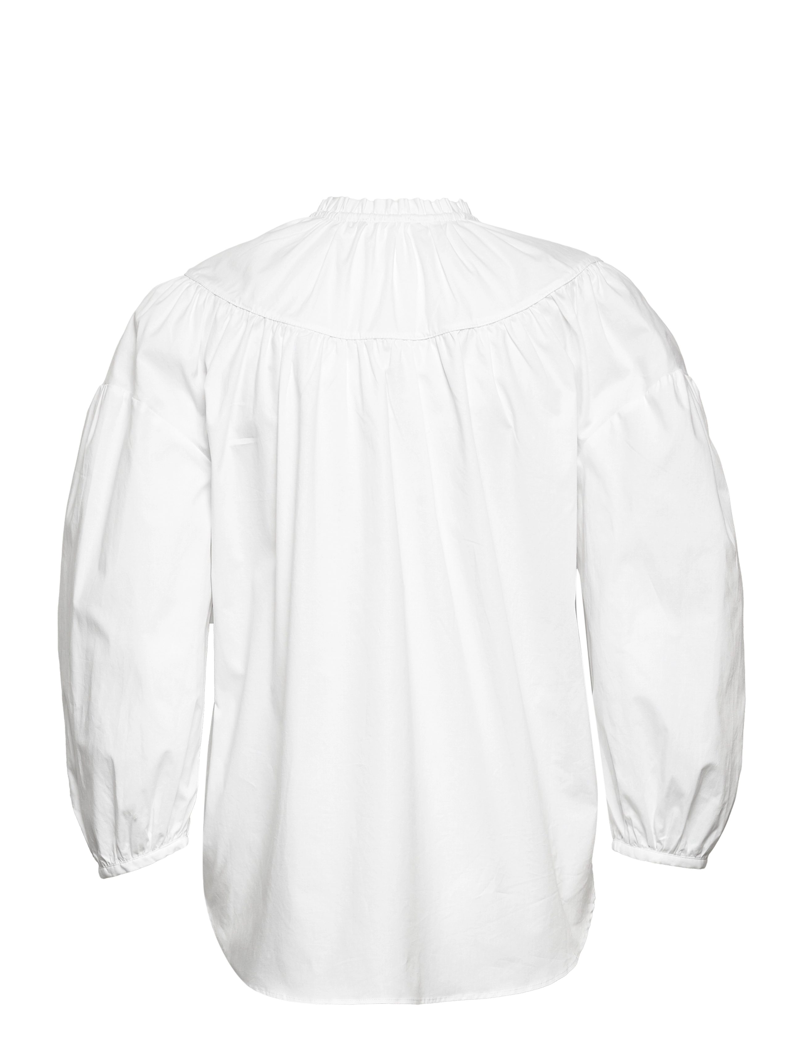 2NDDAY - 2ND Dorothy - Soft Cotton Solid - langærmede bluser - bright white - 1