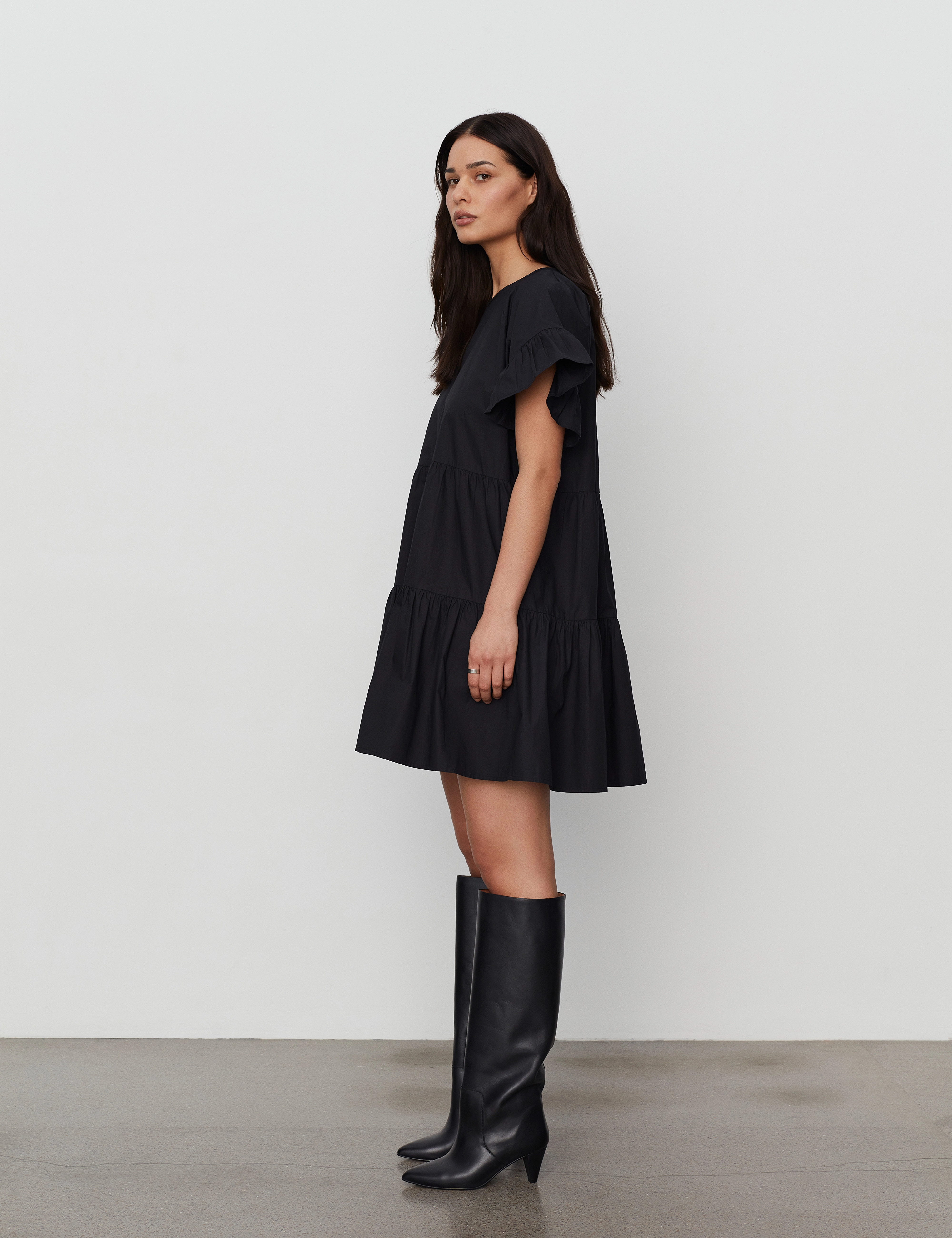 2NDDAY - 2ND Loretta TT - Crispy Poplin - deep black - 3