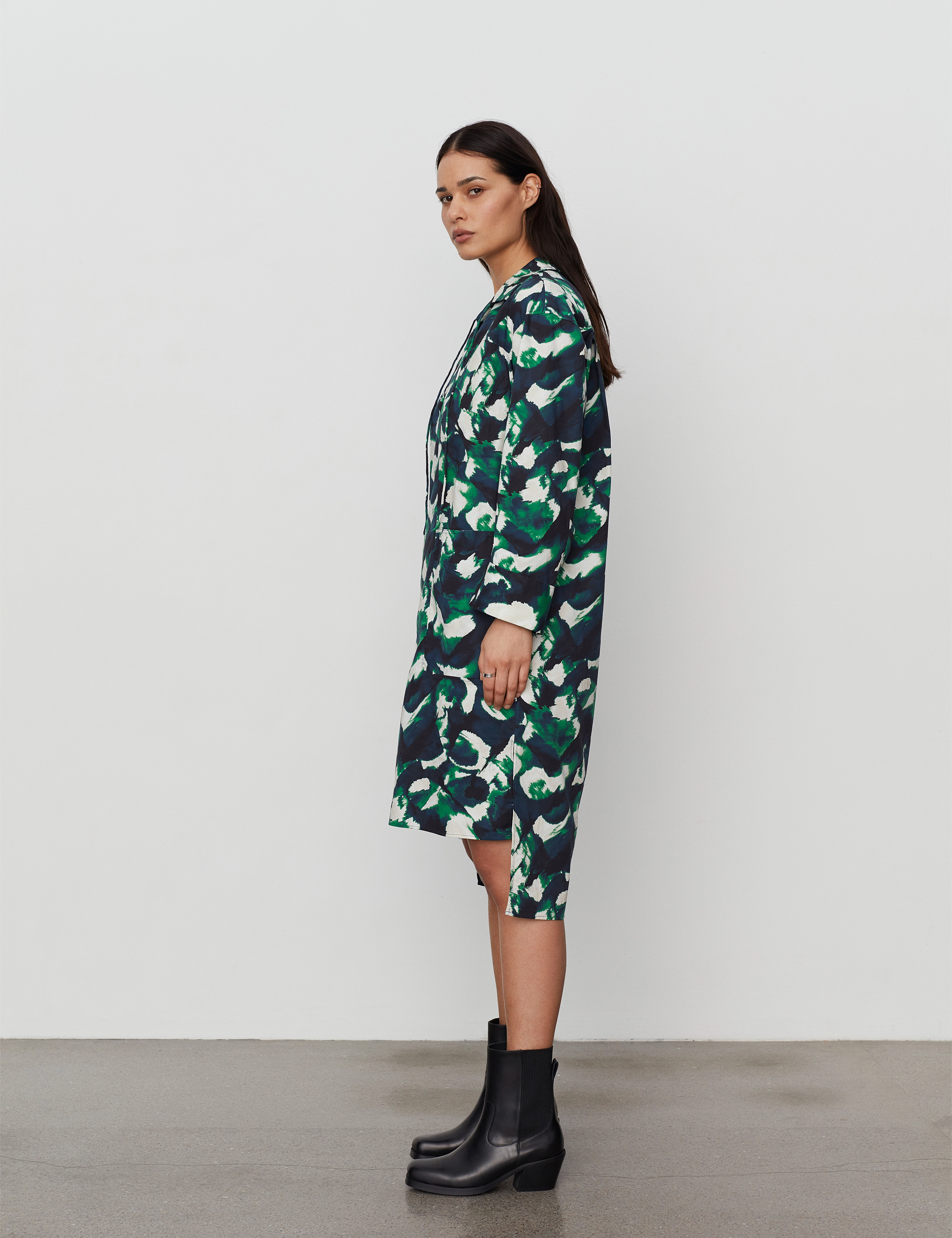 2NDDAY - 2ND Harper - Soft Cotton Print - korte kjoler - shades green - 3