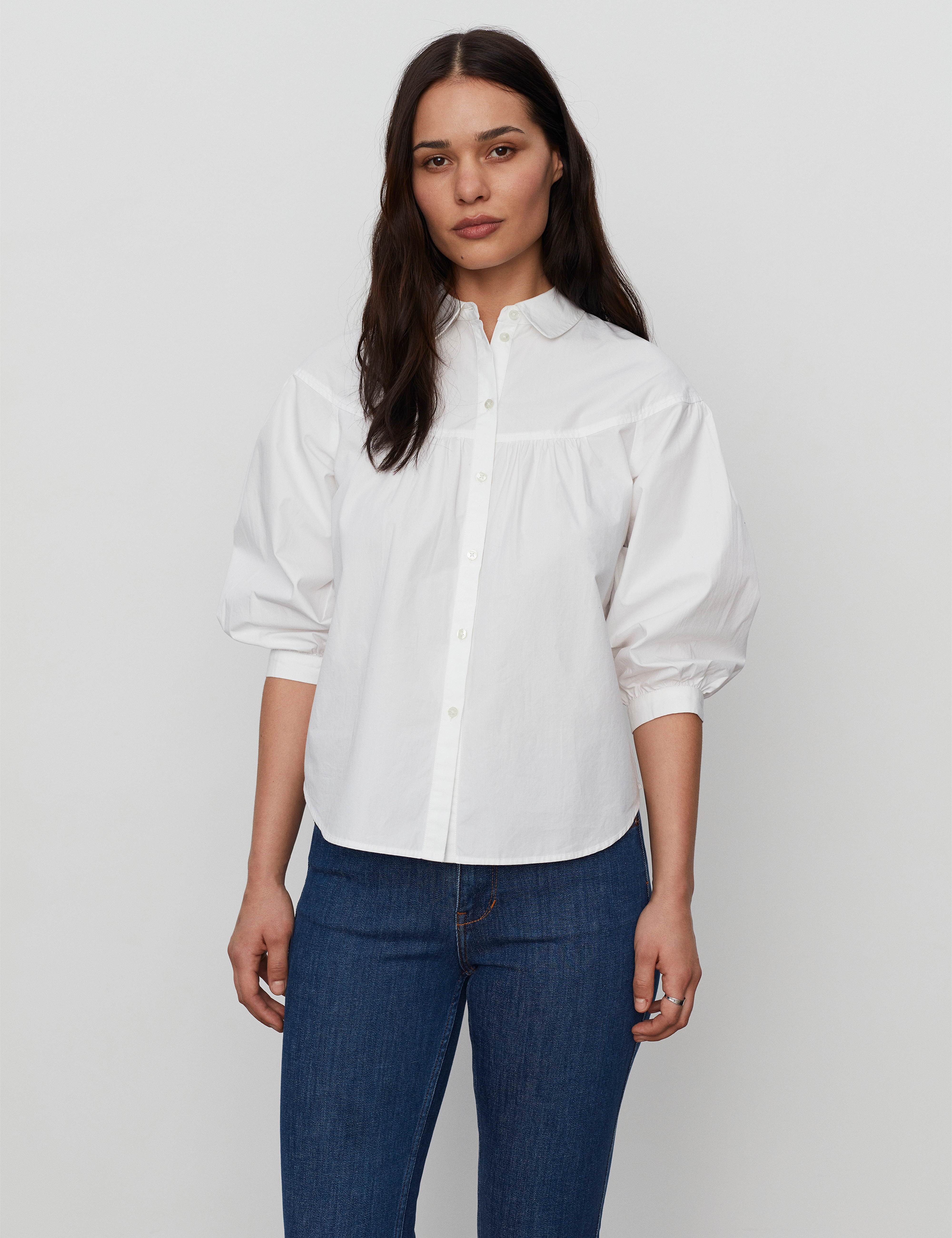 2NDDAY - 2ND Thelma TT - Crispy Poplin - bright white - 2
