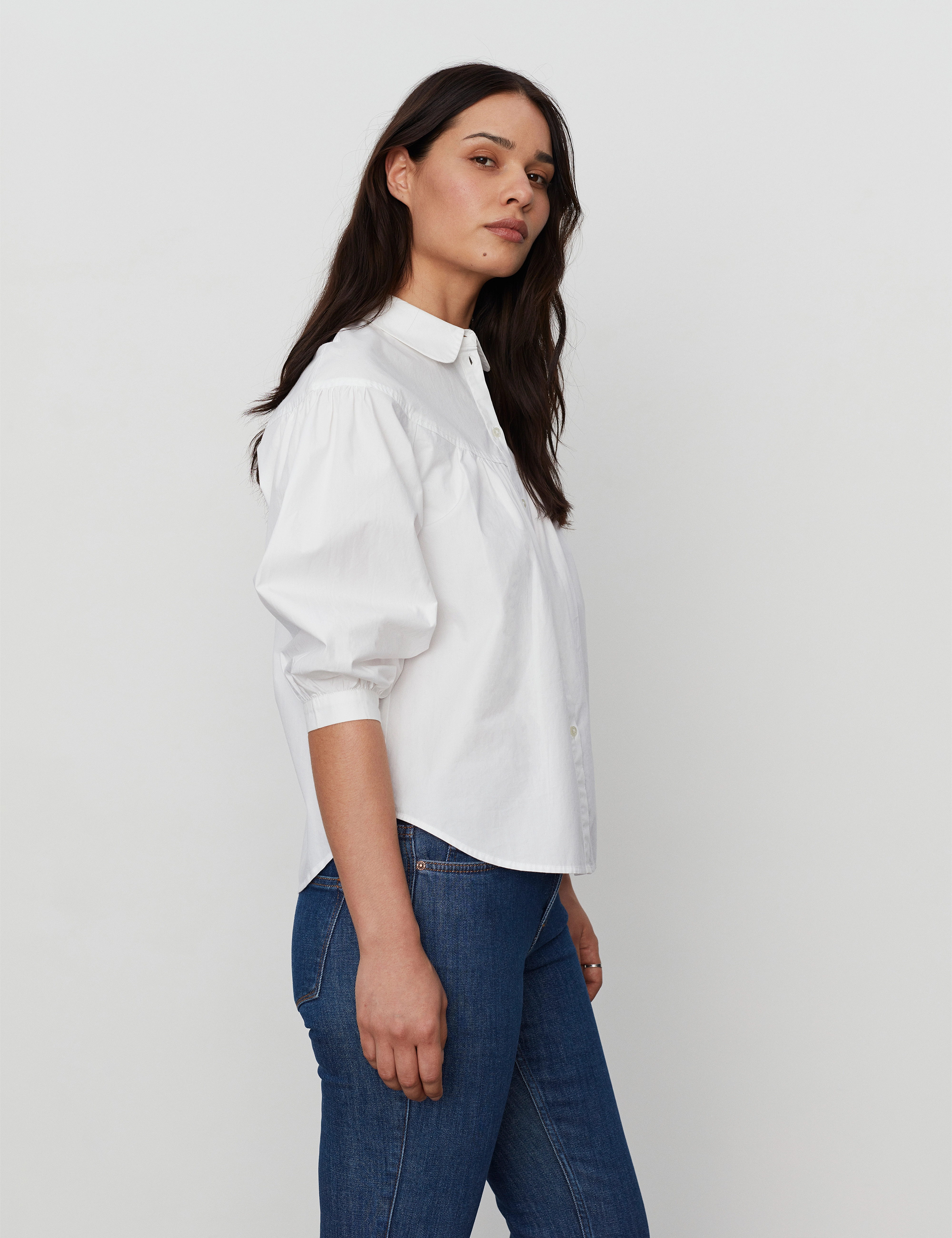 2NDDAY - 2ND Thelma TT - Crispy Poplin - bright white - 3