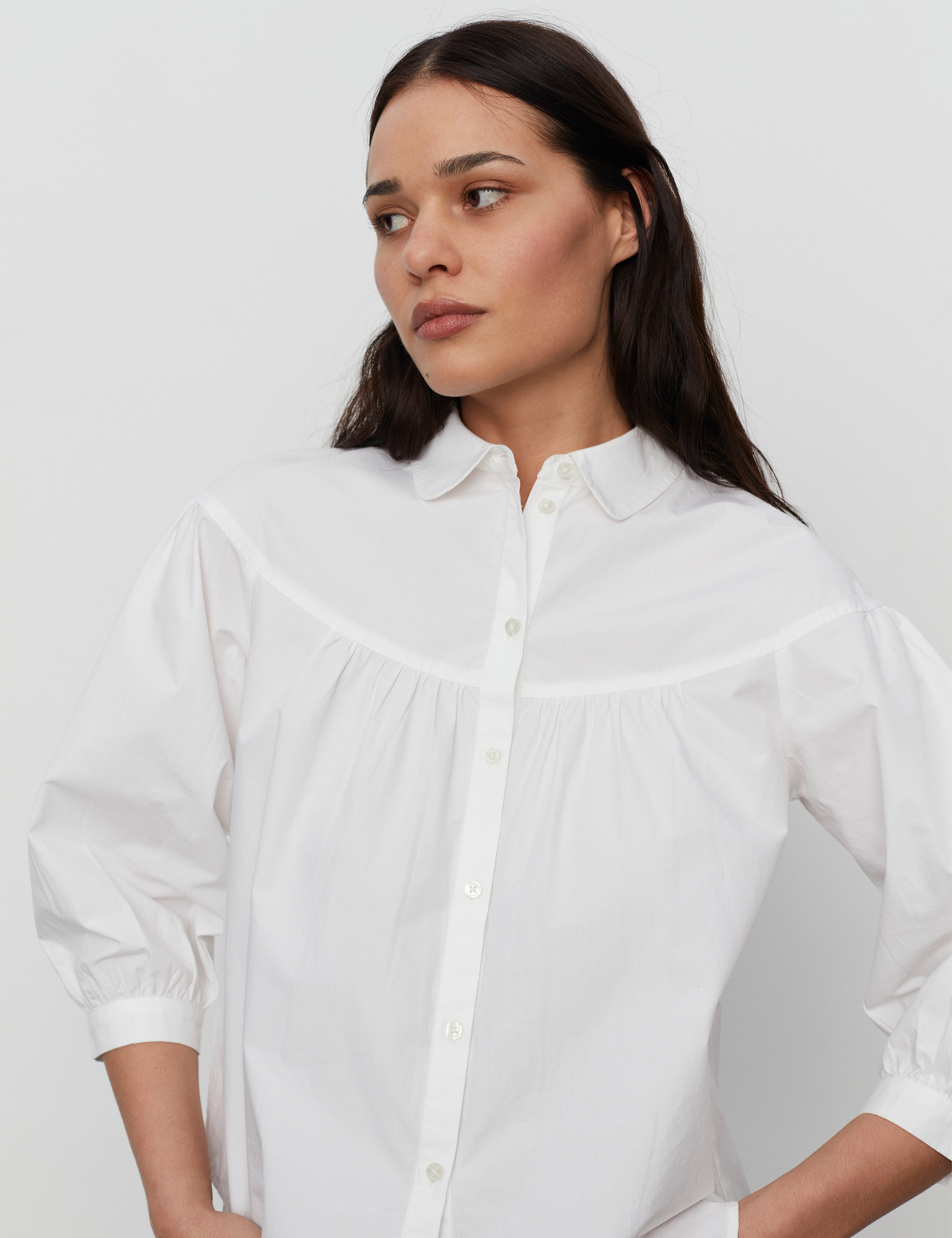 2NDDAY - 2ND Thelma TT - Crispy Poplin - bright white - 5