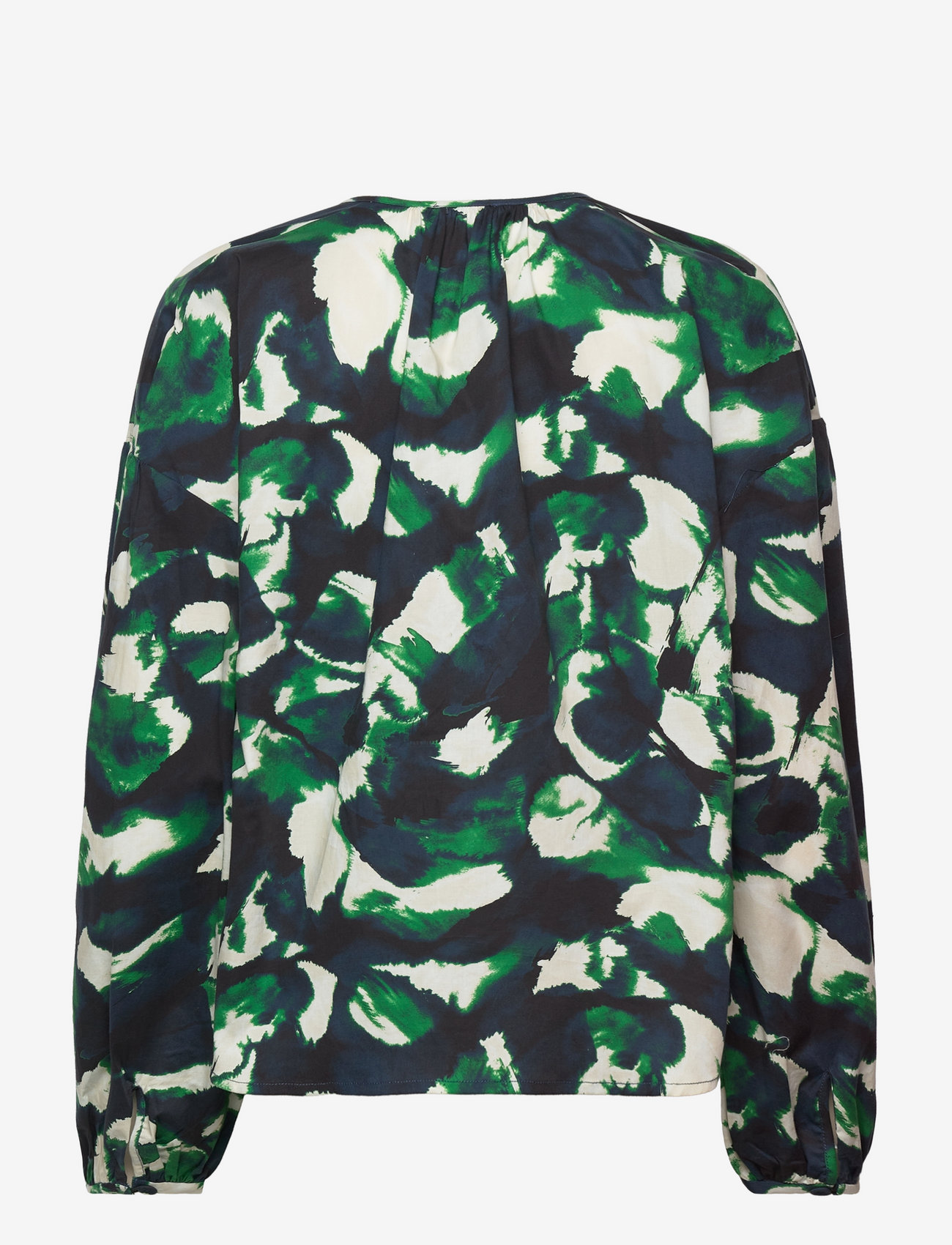 2NDDAY - 2ND Ava - Soft Cotton Print - langærmede bluser - shades green - 1