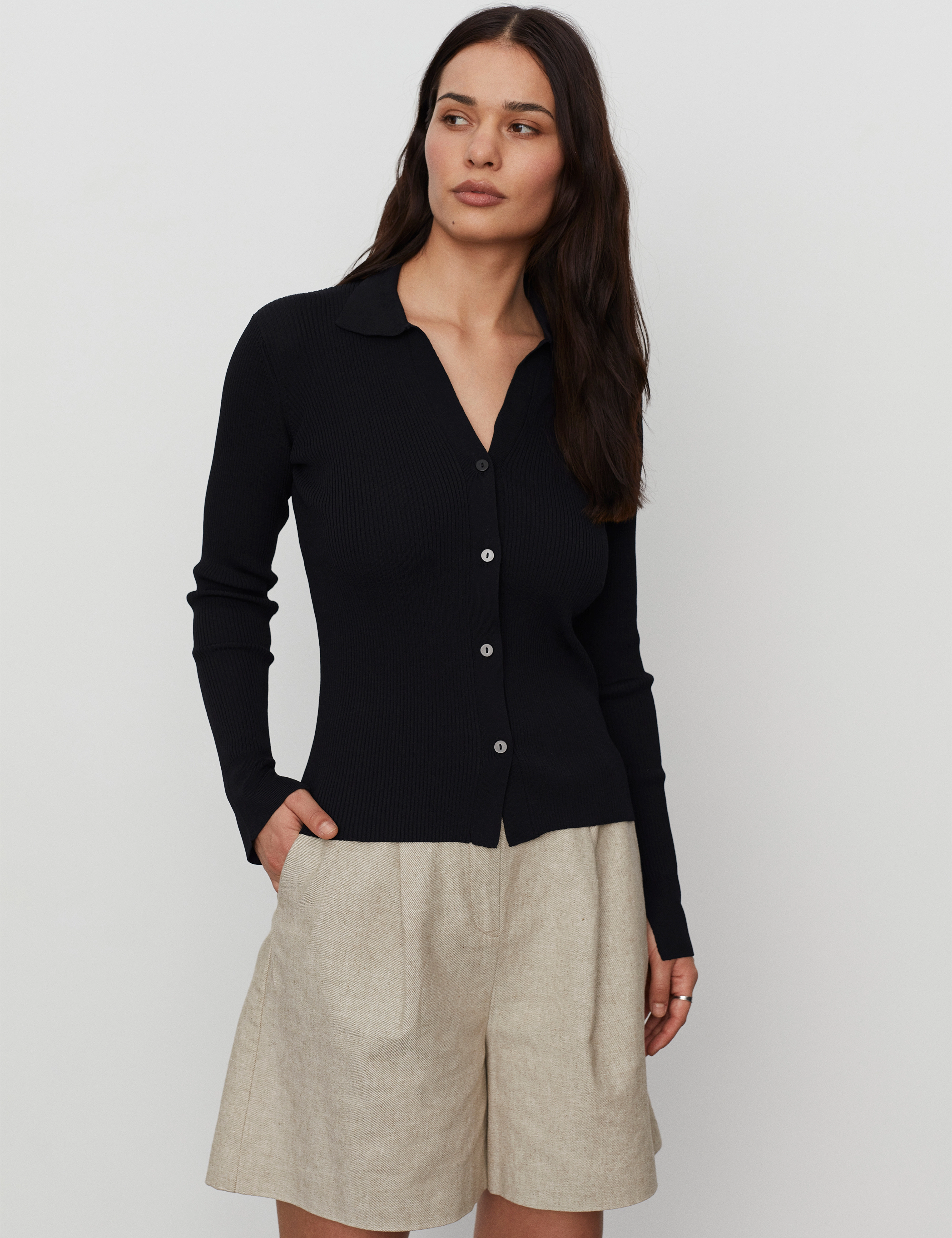 2NDDAY - 2ND Sonya - Knit Viscose - deep black - 2
