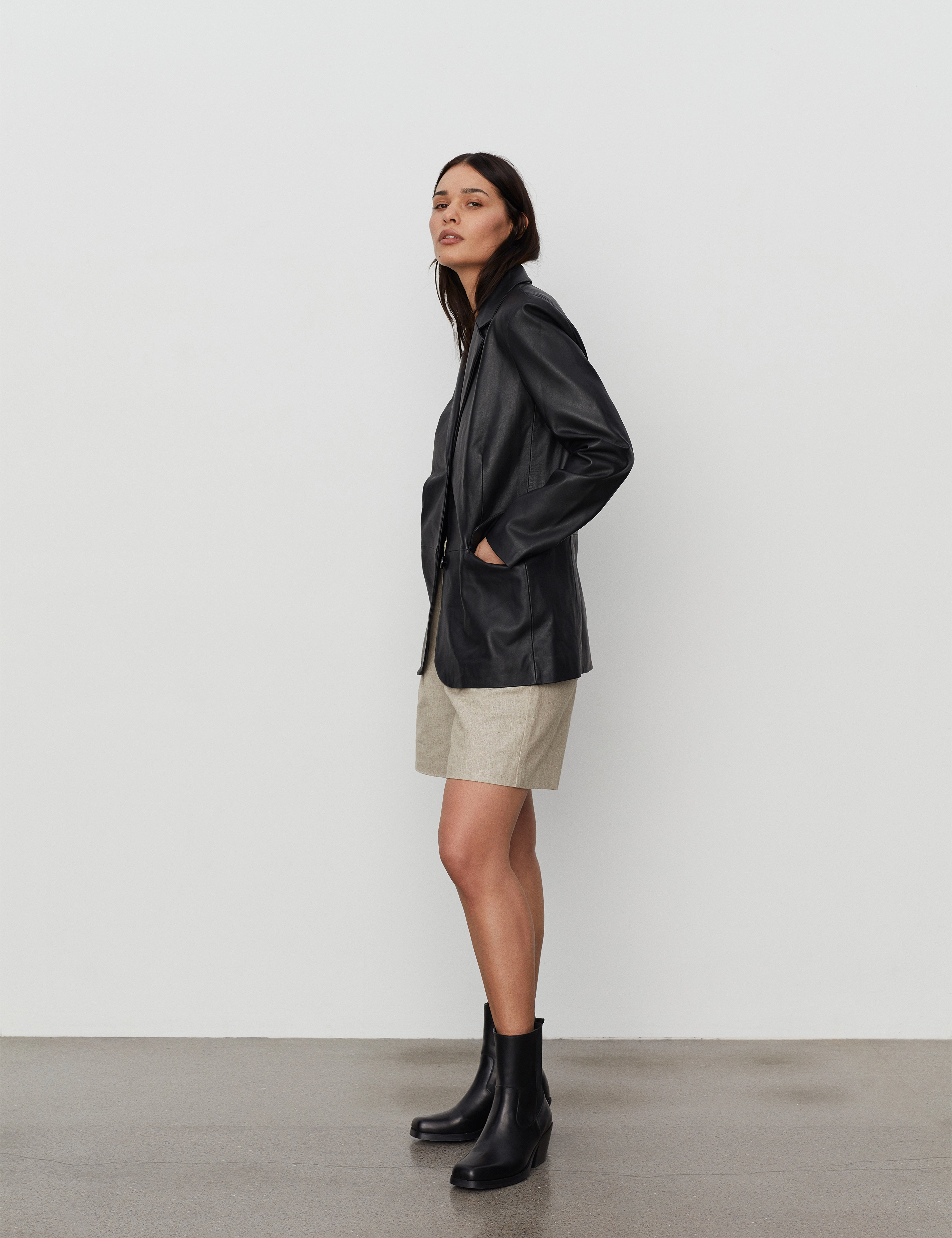 2NDDAY - 2ND Barnett - Refined Leather - deep black - 3
