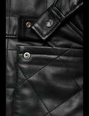 2NDDAY - 2ND Rajka - Refined Leather - spring jackets - deep black - 7
