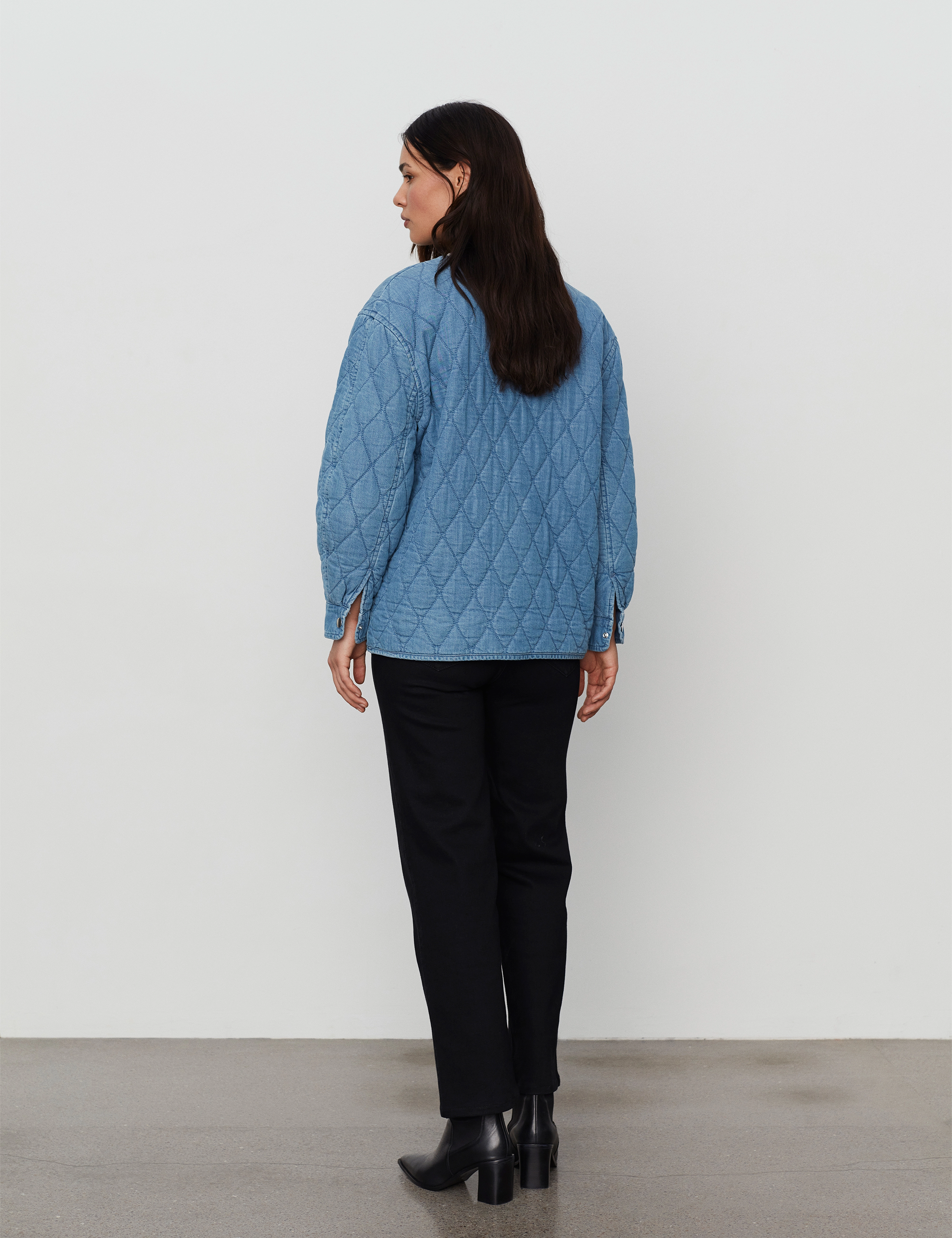 2NDDAY - 2ND Braxton TT - Quilted Chambray - light blue - 5