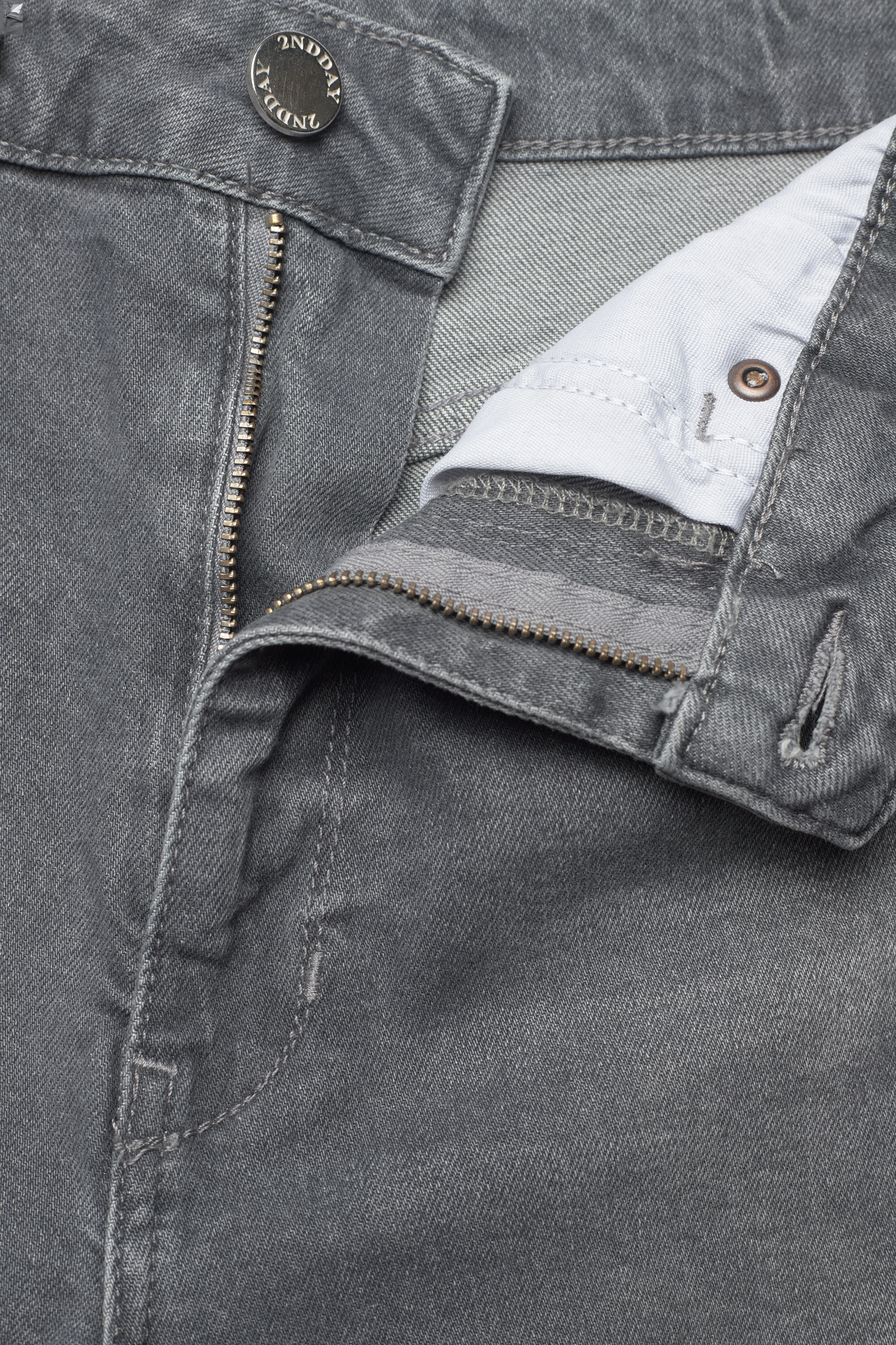 2NDDAY - 2ND Frecla TT - Denim Element - grey blue denim - 3
