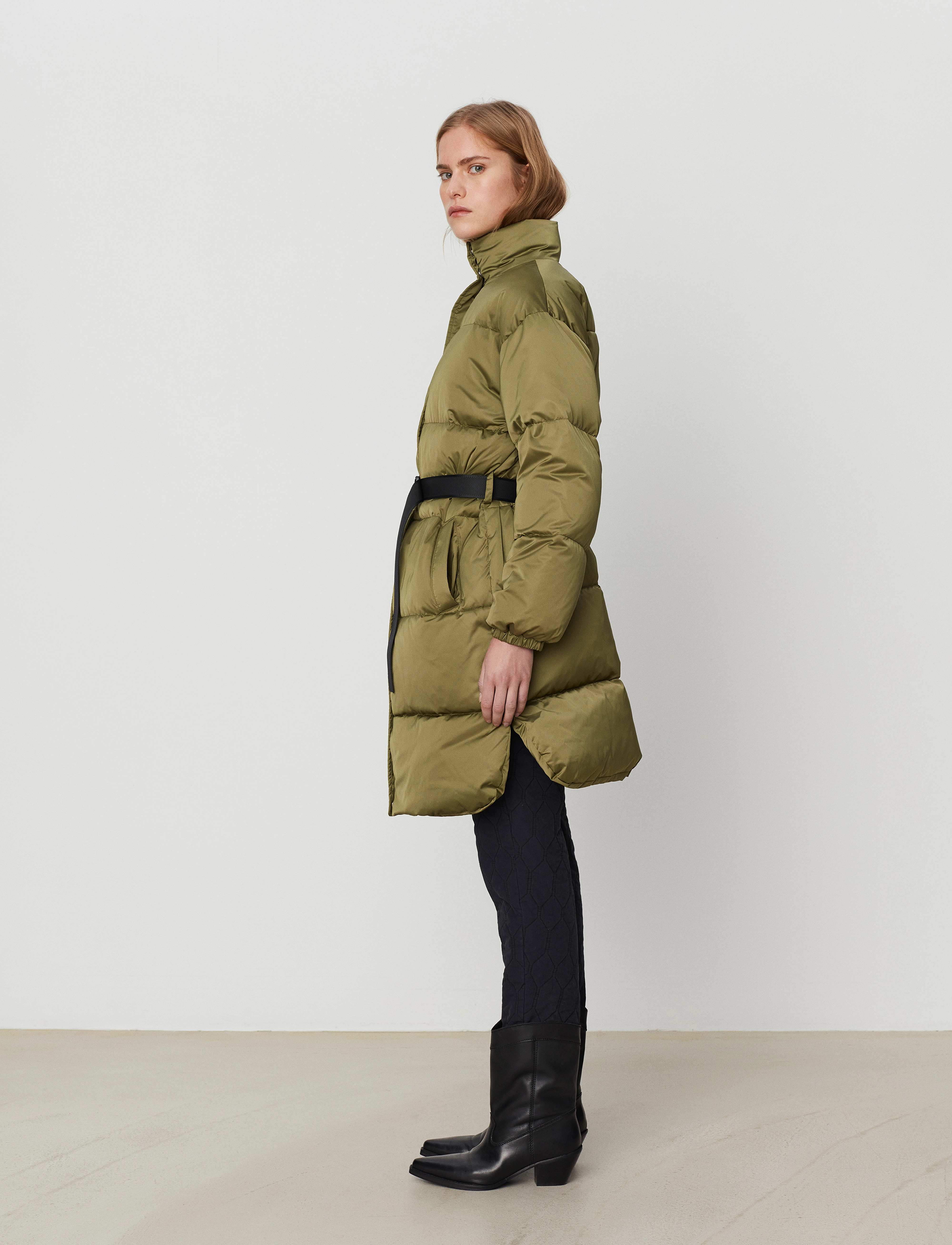 2NDDAY - 2ND Puff - Winter Satin - down- & padded jackets - winter moss - 3