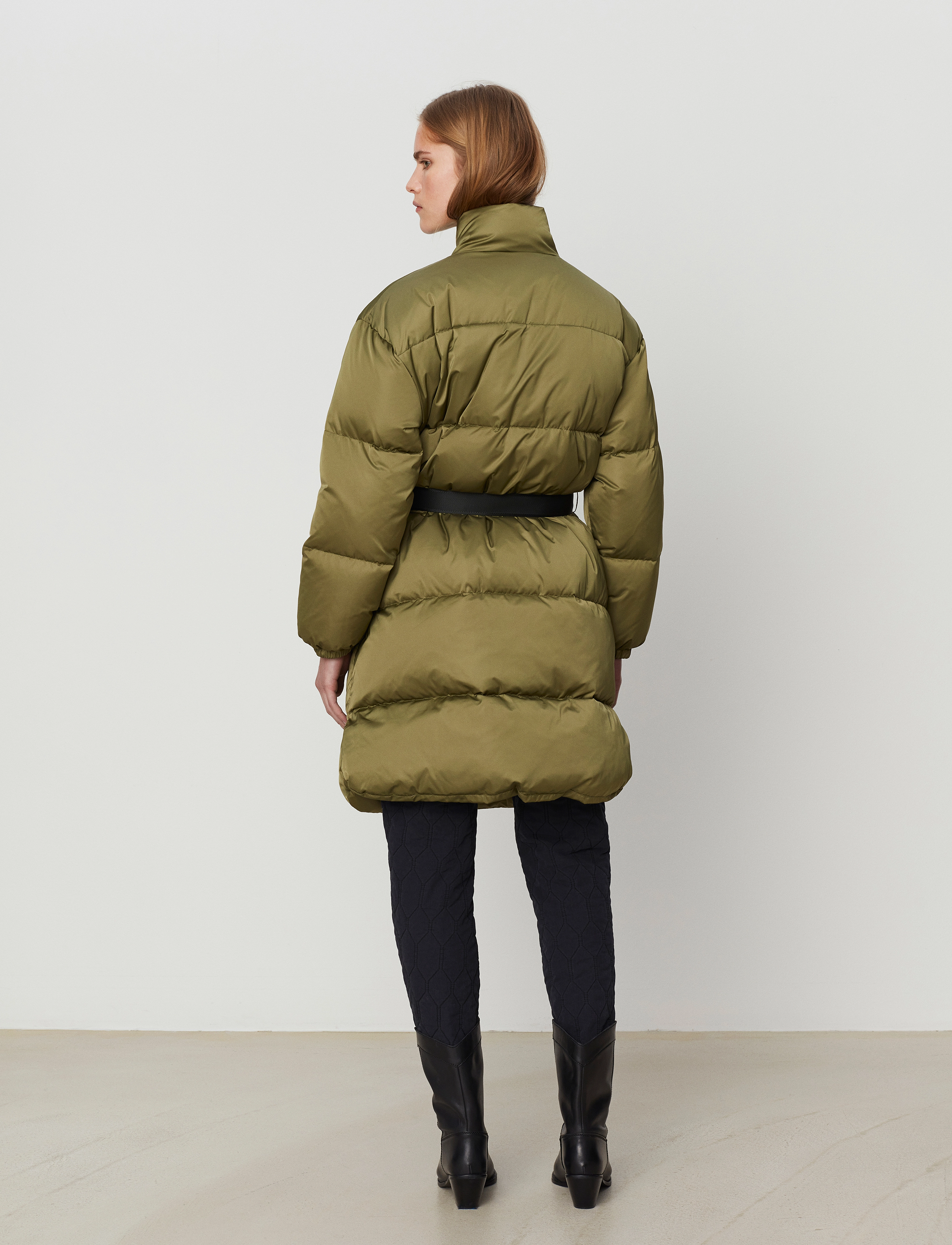 2NDDAY - 2ND Puff - Winter Satin - down- & padded jackets - winter moss - 4