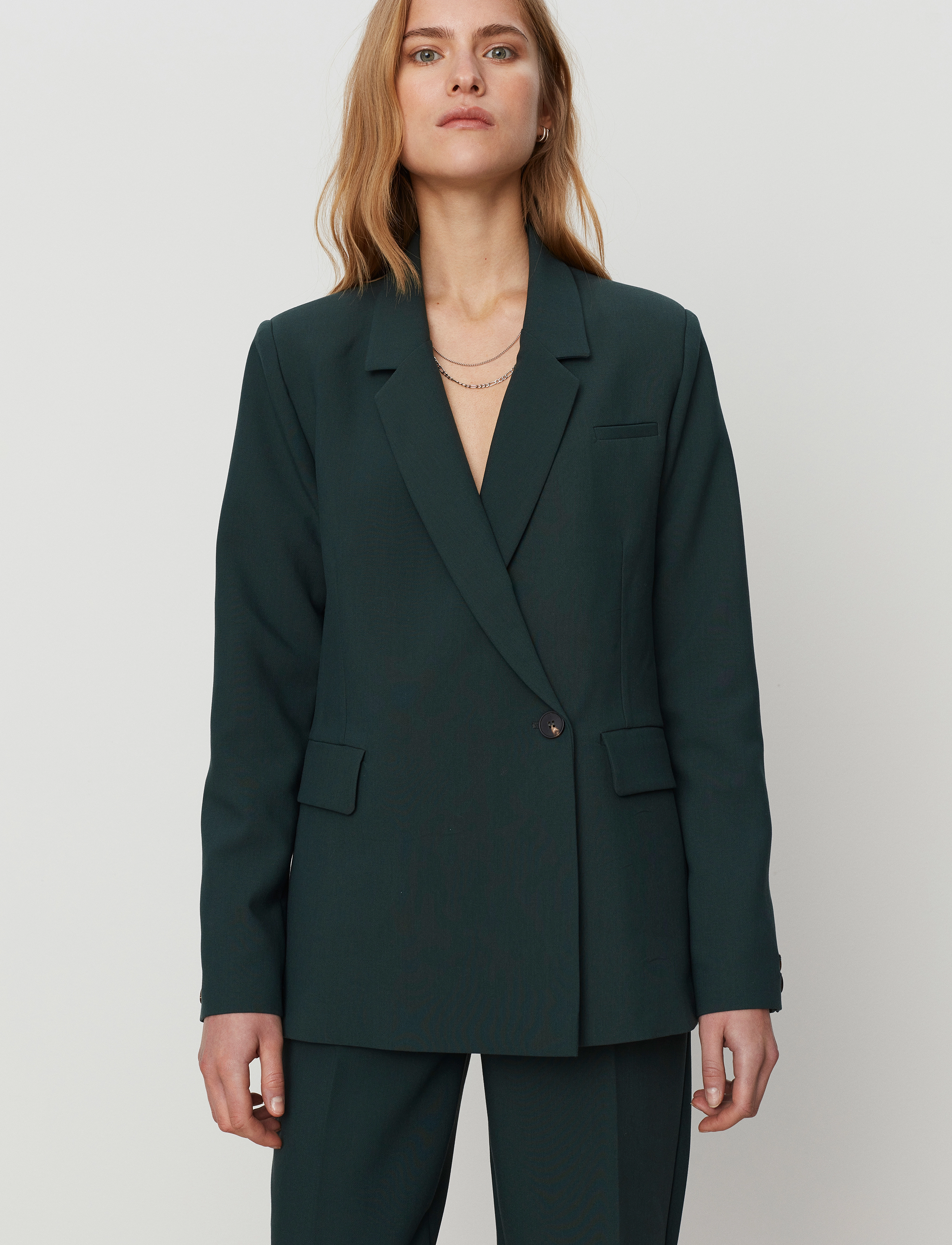 2NDDAY - 2ND Leaf - Attired Suiting - darkest spruce - 3