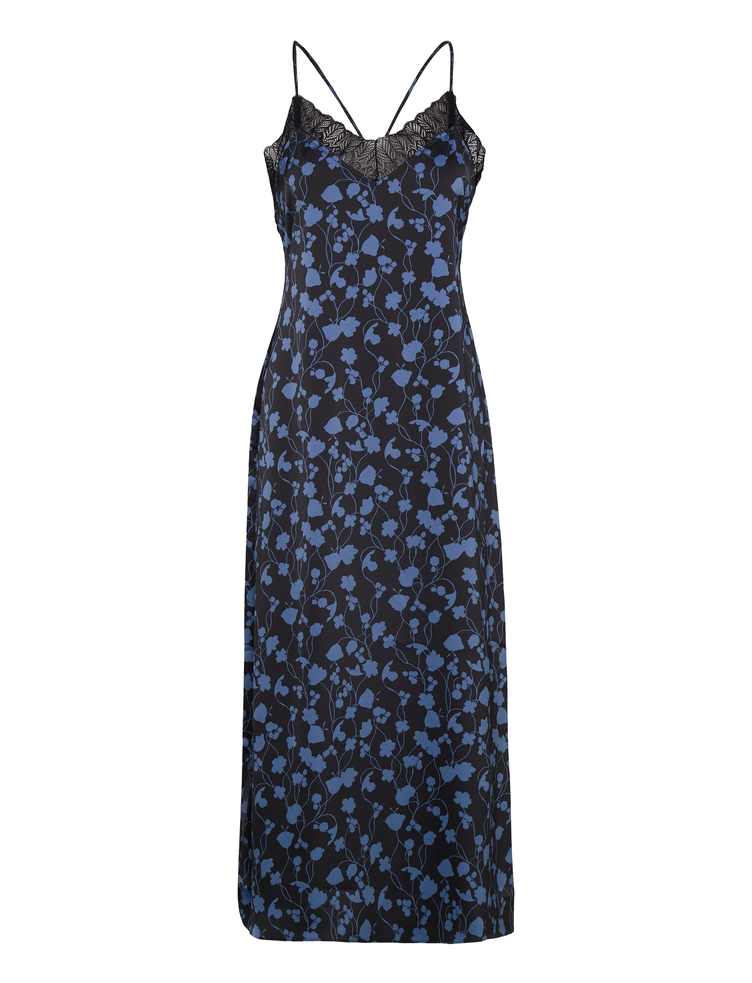 2ND Verlin - Satin Waves - FLOWER ASCEND BLUE