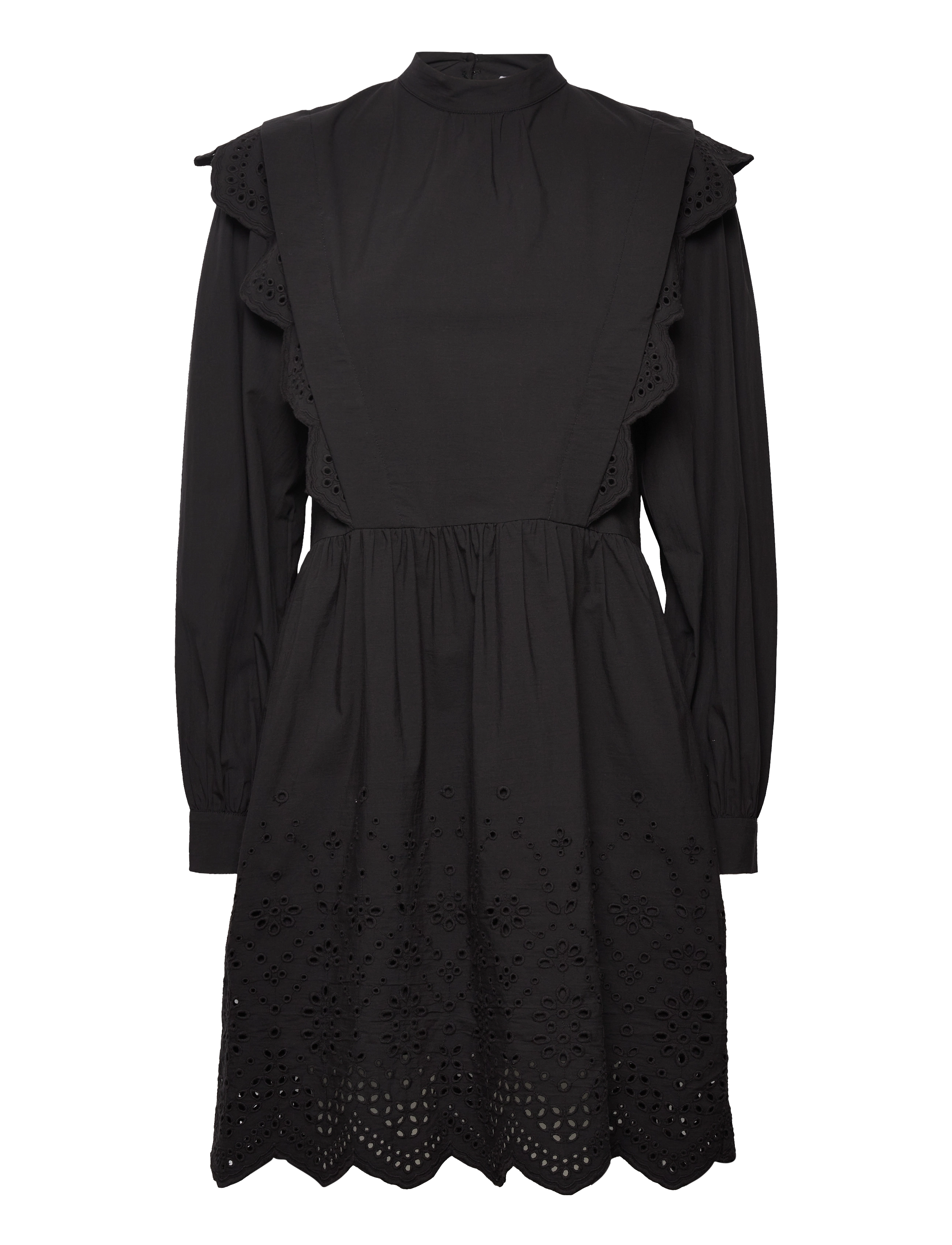 2NDDAY 2ND Jaylin TT - Broderie Anglaise - Suknelės - METEORITE (BLACK) / black