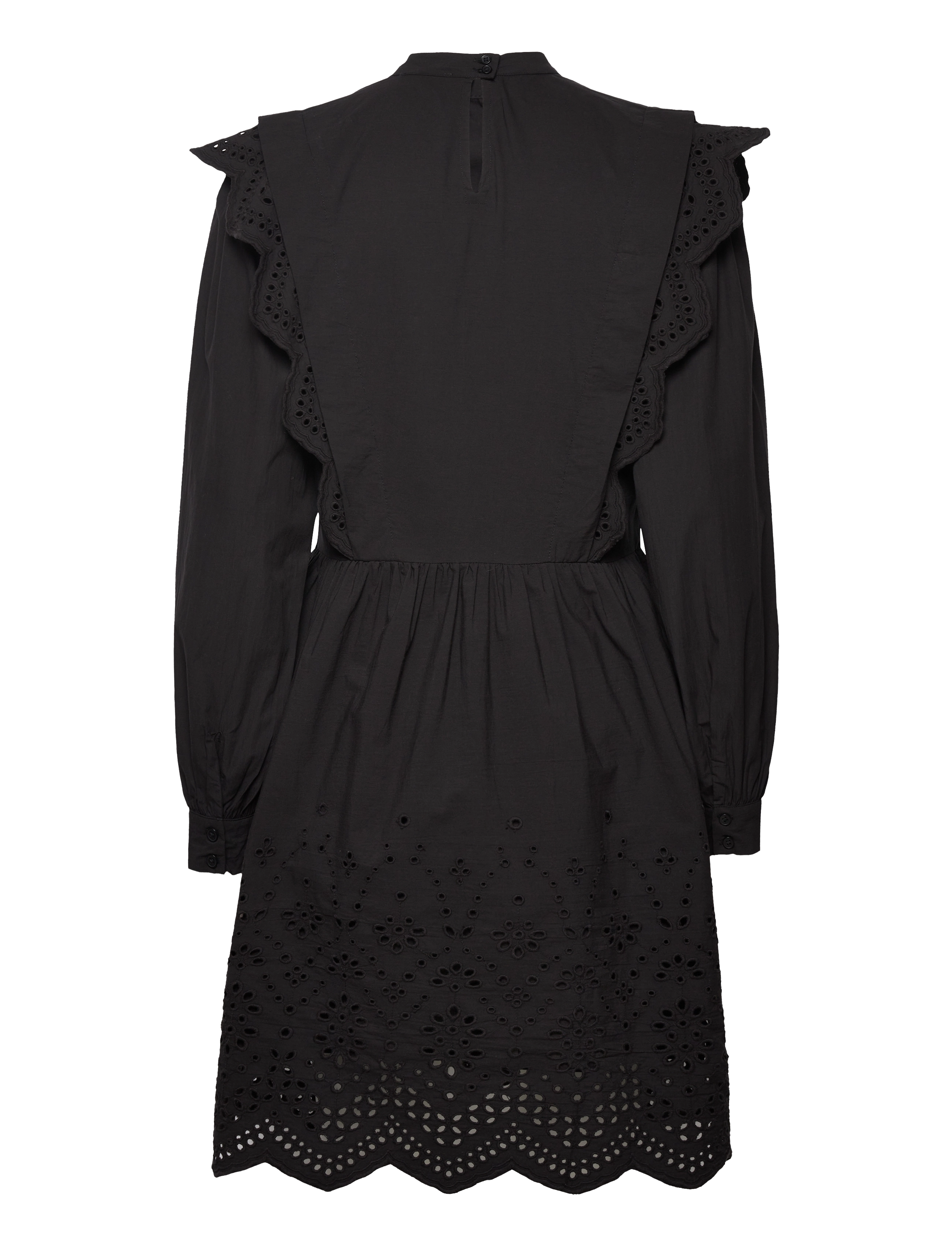 2NDDAY - 2ND Jaylin TT - Broderie Anglaise - korte kjoler - meteorite (black) - 1