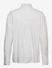 2NDDAY - 2ND Troi - Cotton Sense Stripe - langärmlige hemden - soft stripe grey - 1