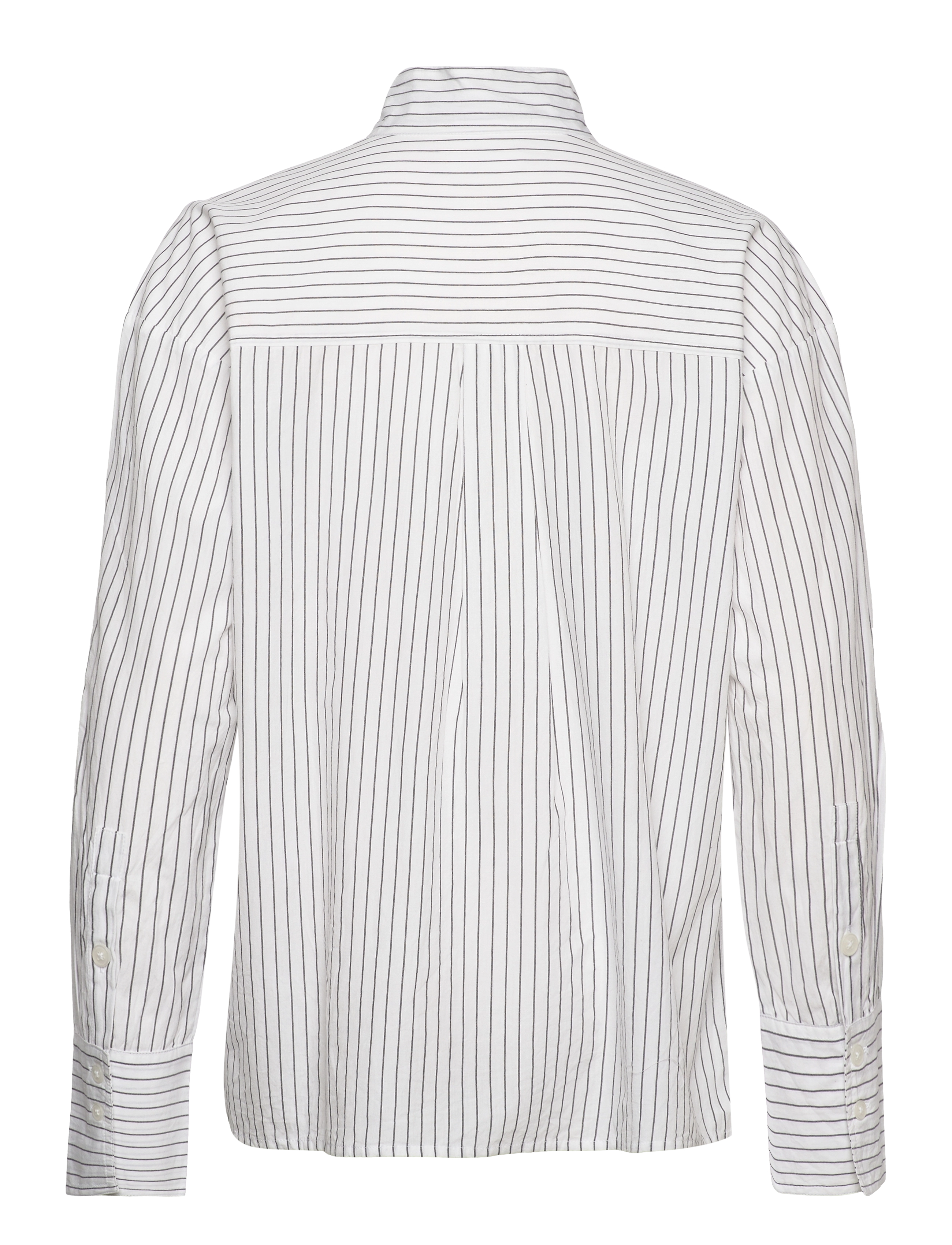 2NDDAY - 2ND Troi - Cotton Sense Stripe - soft stripe grey - 1
