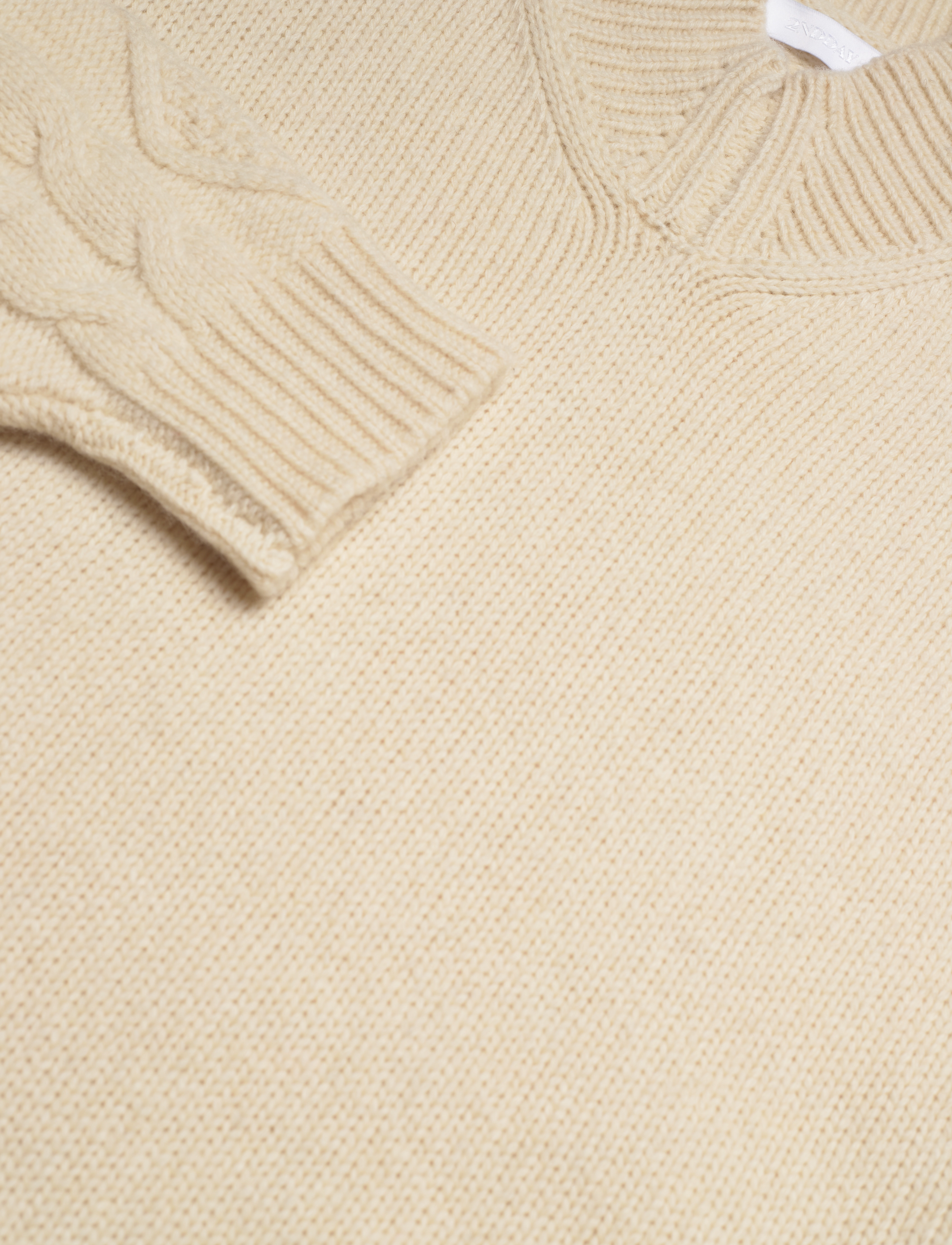 2NDDAY - 2ND Linden - Chunky Lambswool - jet stream - 2