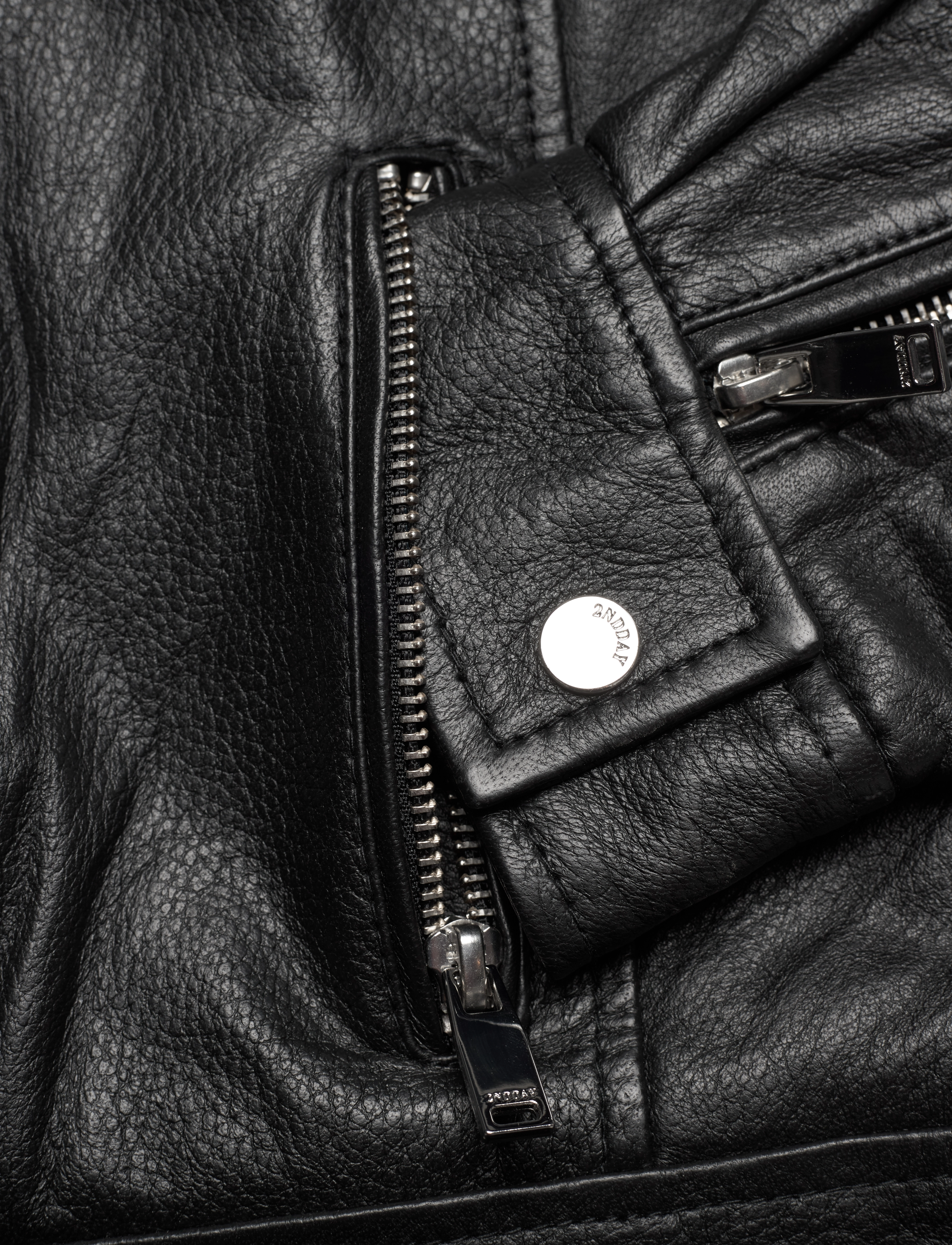 2NDDAY - 2ND Elwood - Callisto Leather - meteorite (black) - 3