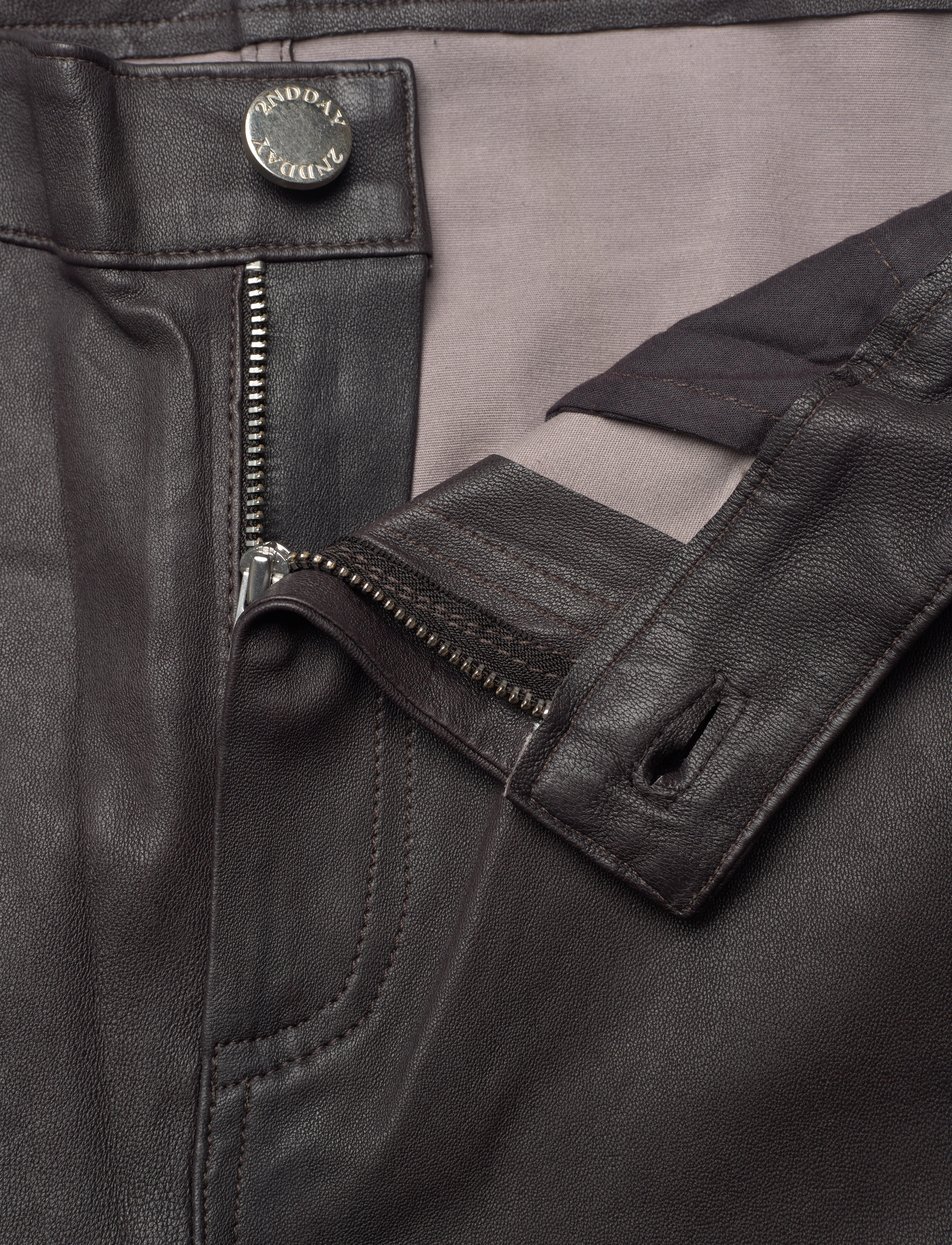 2NDDAY - 2ND Leya - Stretch Leather - licorice - 4
